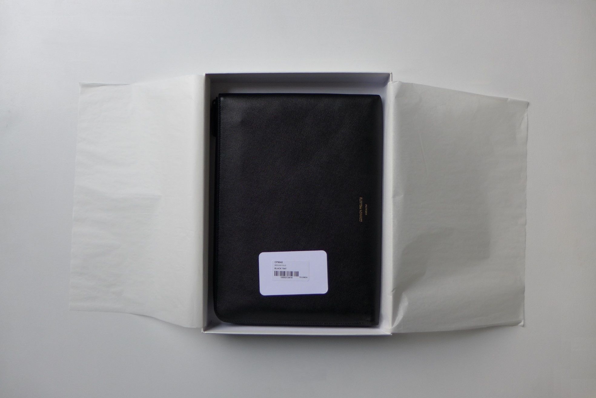 Common Projects Common Projects Medium Folio Bag - Black Saffiano Leather Size ONE SIZE - 5 Thumbnail