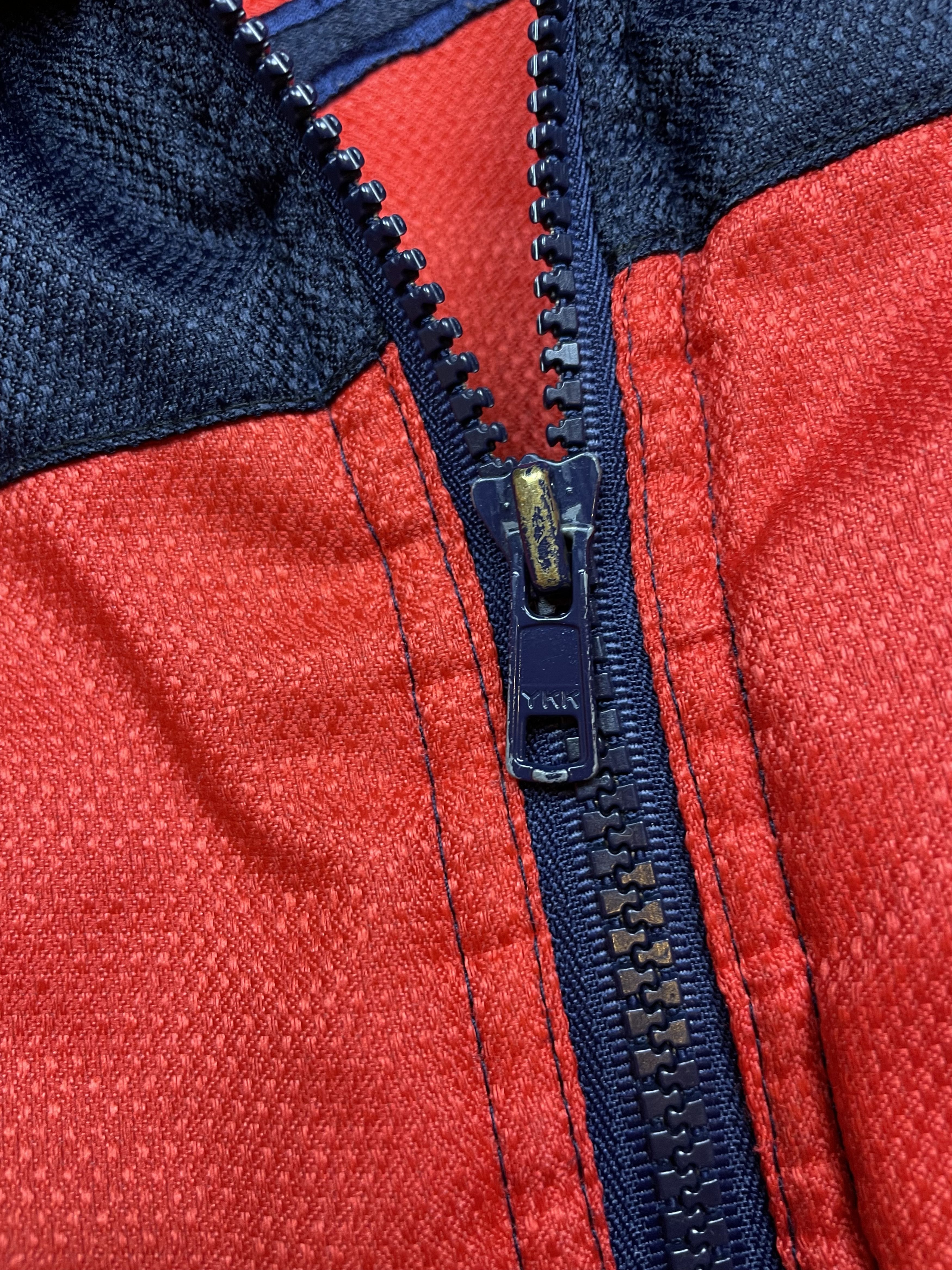 Nike × Vintage Vintage Nike Jacket Two Sided Swoosh Rare Y2K Hype Drill Size US S / EU 44-46 / 1 - 6 Thumbnail
