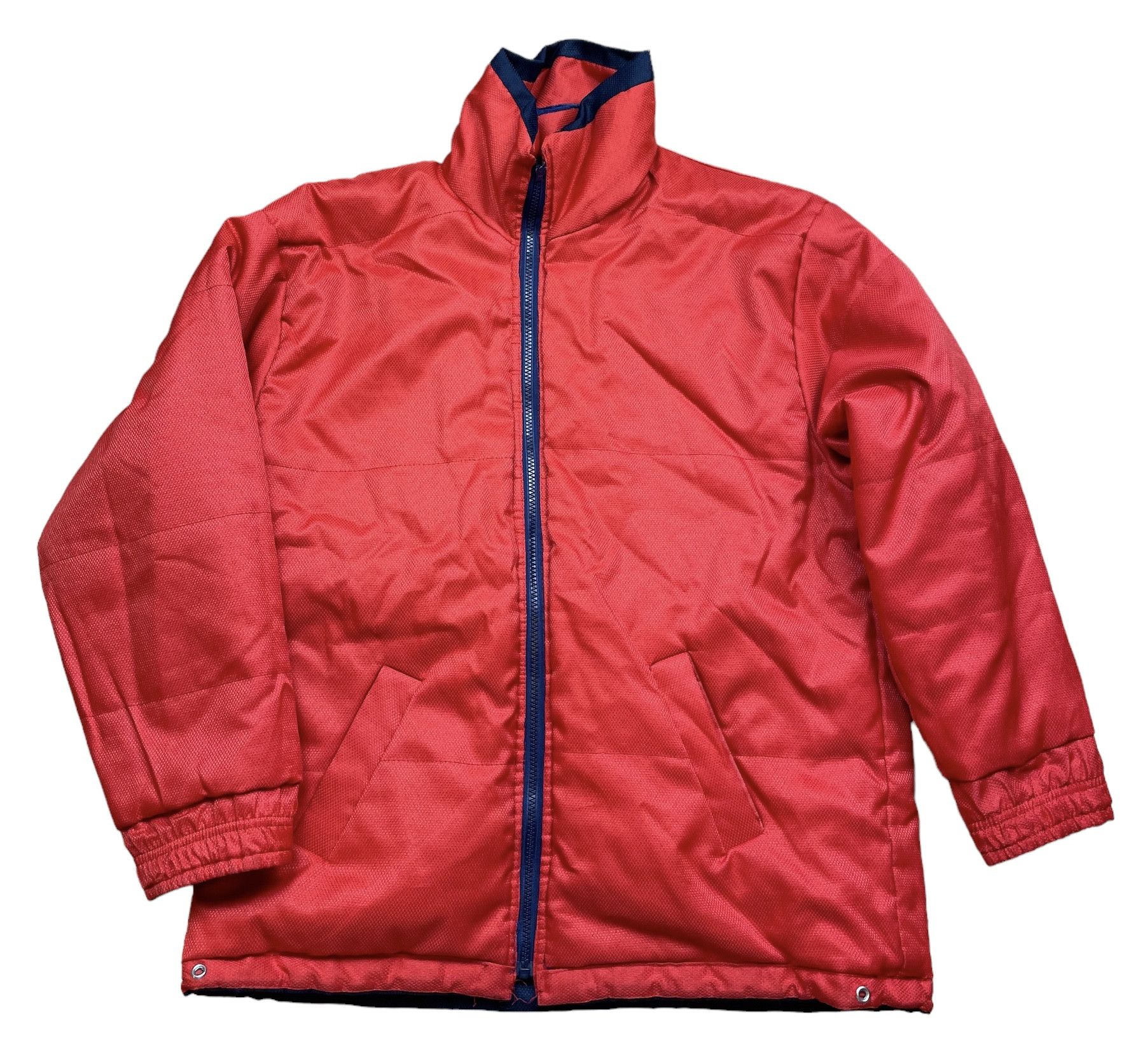 Nike × Vintage Vintage Nike Jacket Two Sided Swoosh Rare Y2K Hype Drill Size US S / EU 44-46 / 1 - 3 Thumbnail