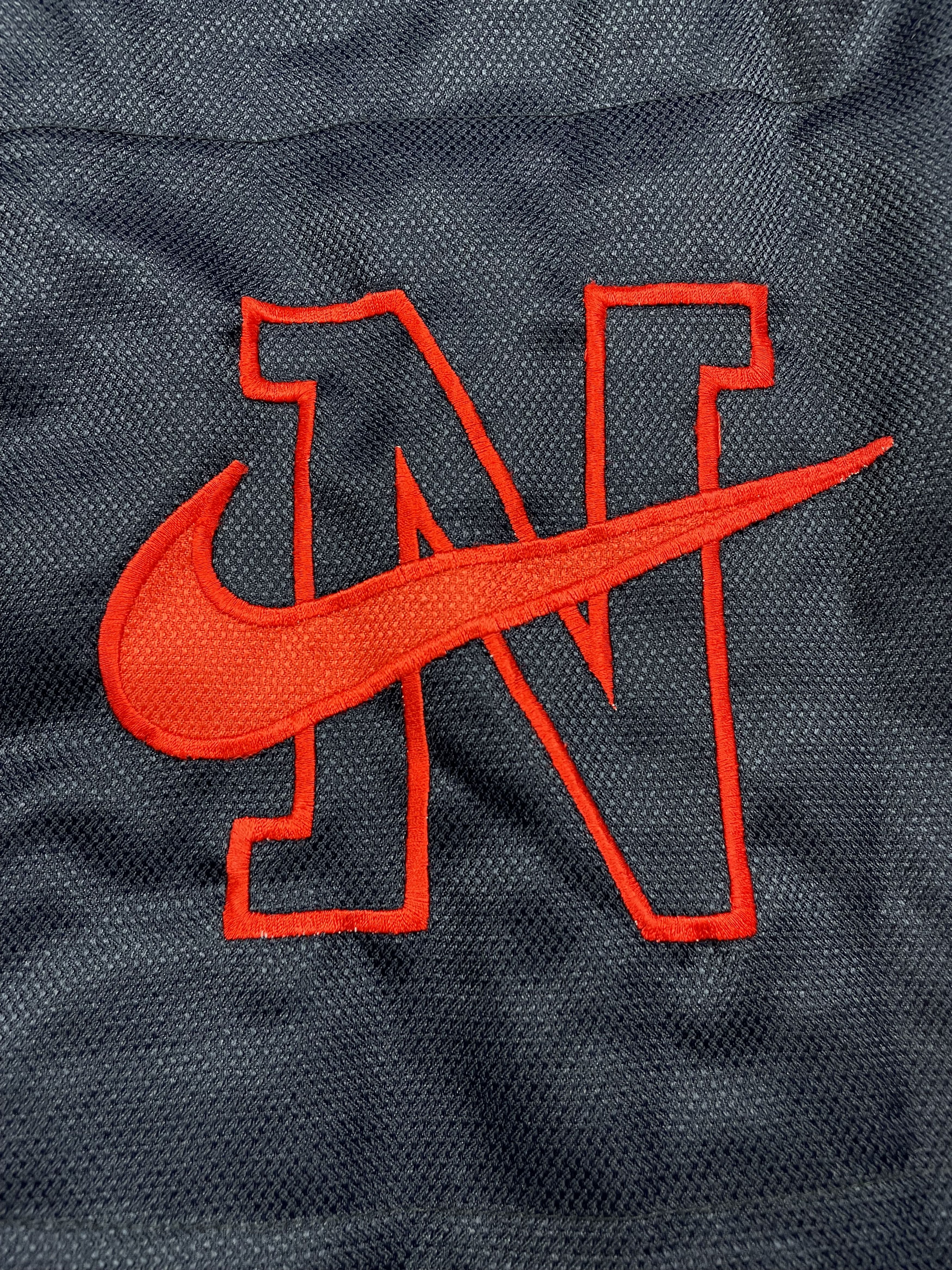 Nike × Vintage Vintage Nike Jacket Two Sided Swoosh Rare Y2K Hype Drill Size US S / EU 44-46 / 1 - 11 Thumbnail