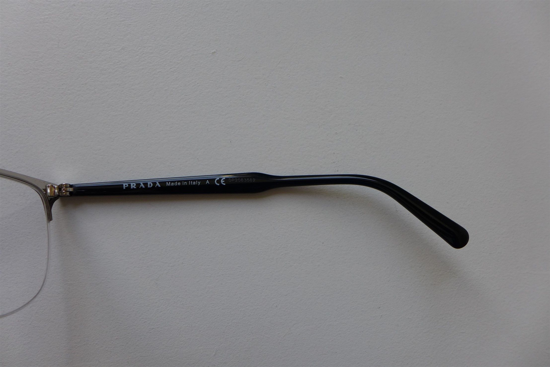 Prada Prada D-Frame Black Acetate Optical Glasses Size ONE SIZE - 11 Thumbnail