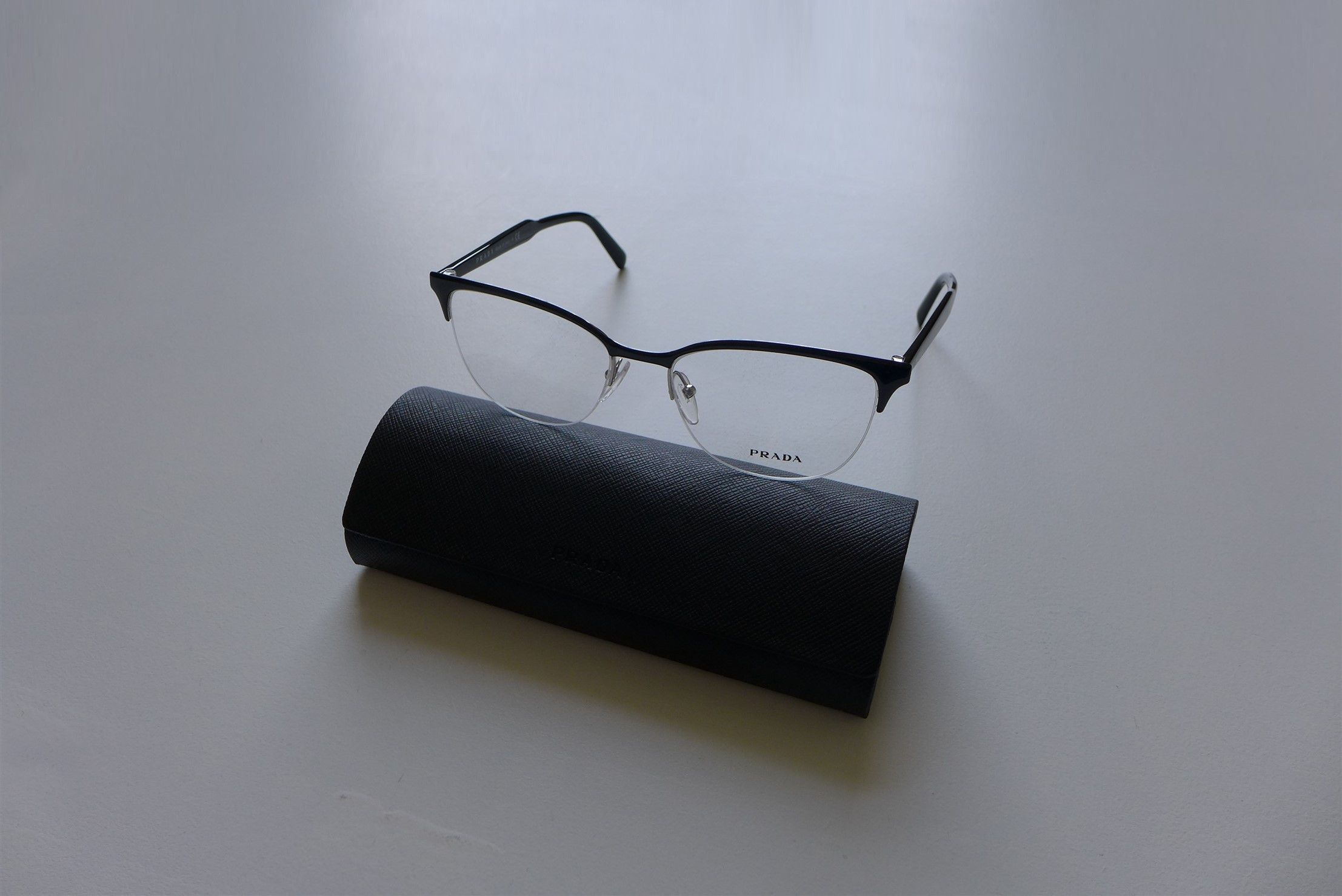 Prada Prada D-Frame Black Acetate Optical Glasses Size ONE SIZE - 5 Thumbnail