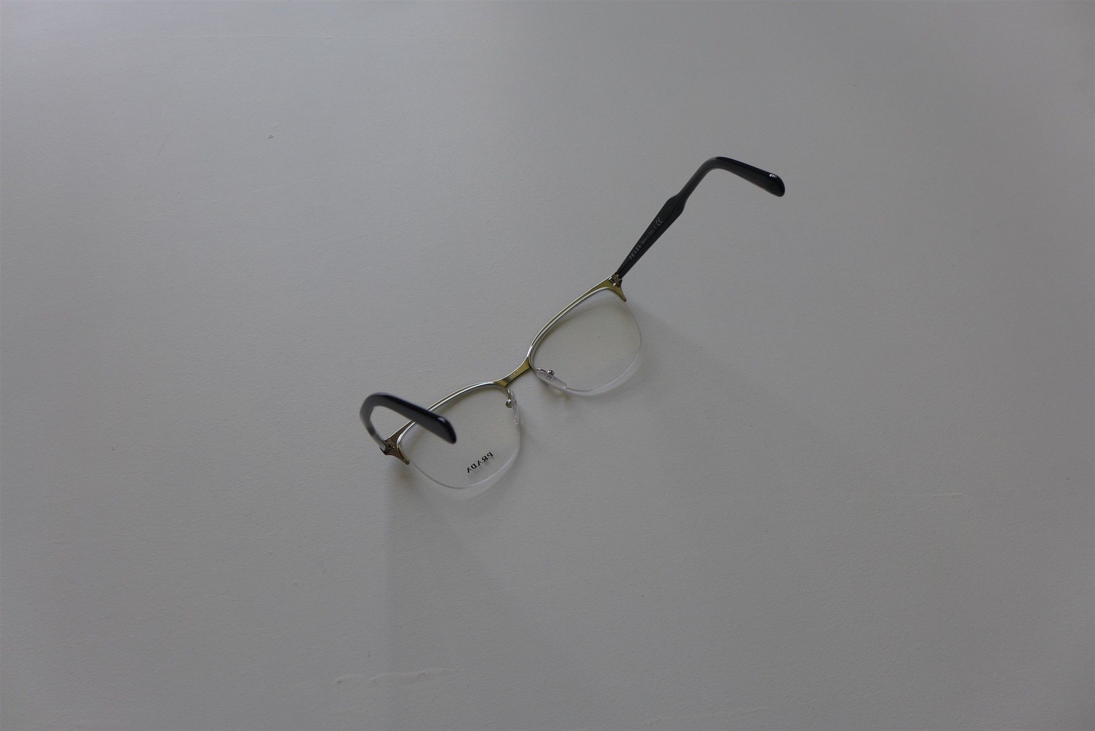 Prada Prada D-Frame Black Acetate Optical Glasses Size ONE SIZE - 9 Thumbnail