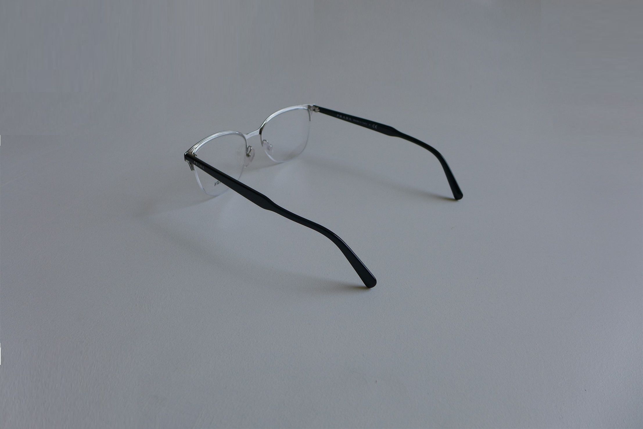 Prada Prada D-Frame Black Acetate Optical Glasses Size ONE SIZE - 8 Thumbnail