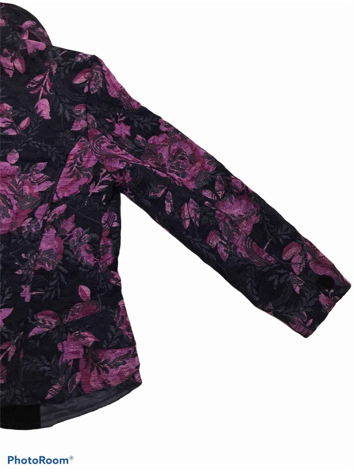 Japanese Brand Greece full print floral velvet blazer Size 34S - 20 Thumbnail