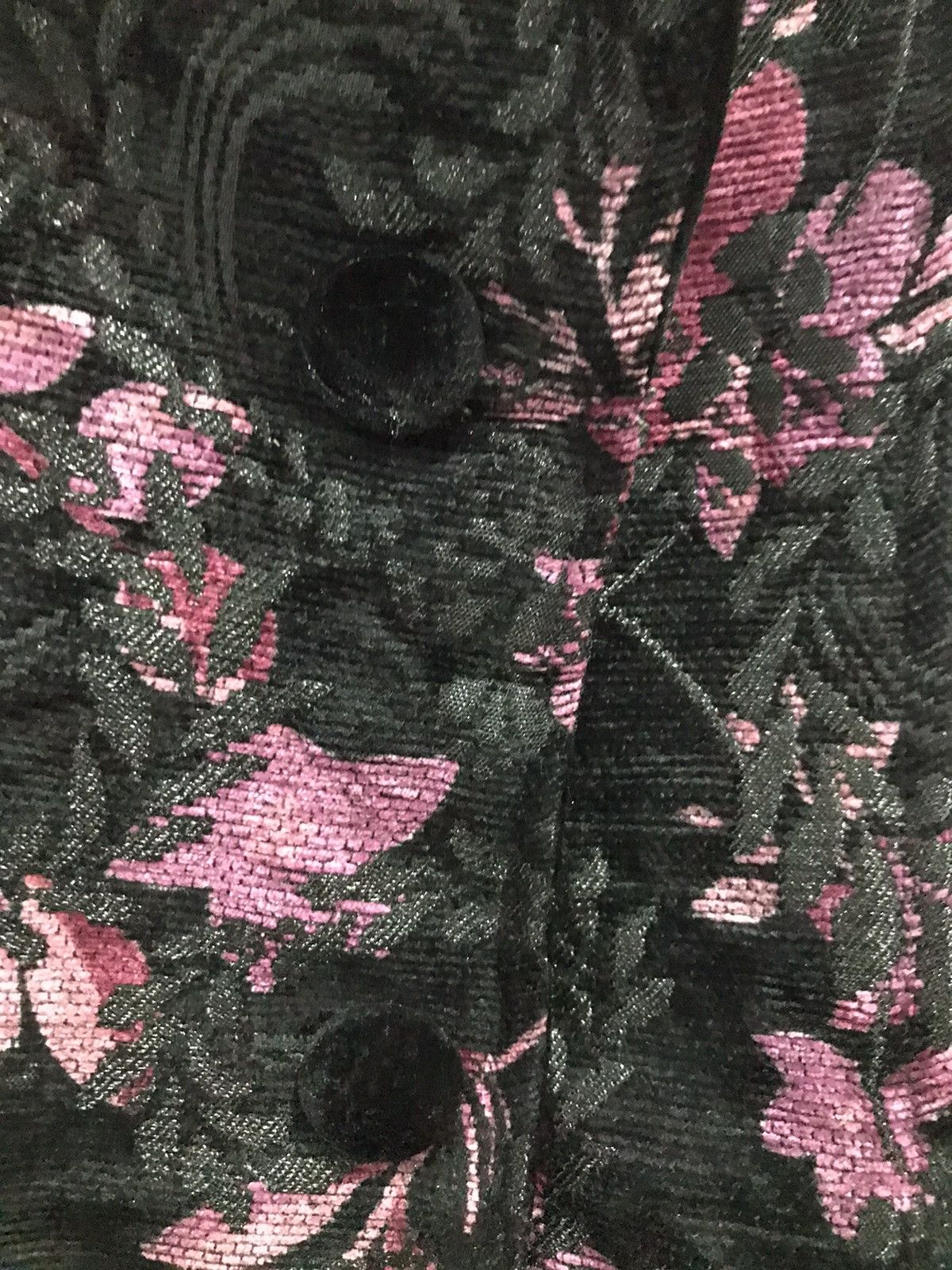 Japanese Brand Greece full print floral velvet blazer Size 34S - 8 Thumbnail