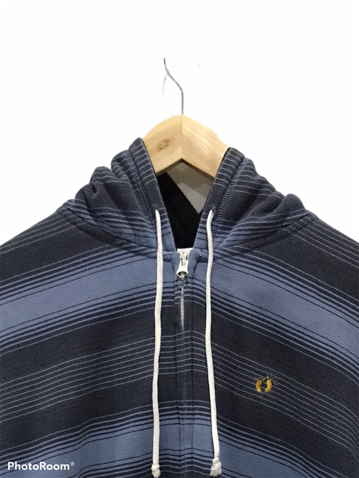 Hang Ten Vtg Hang Ten zipper Hooded striped sweatshirt Size US M / EU 48-50 / 2 - 2 Thumbnail