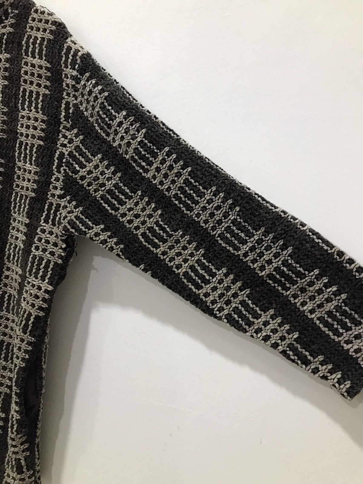 Japanese Brand Vintage Bachecing plaid knitted knitwear Size US L / EU 52-54 / 3 - 6 Thumbnail