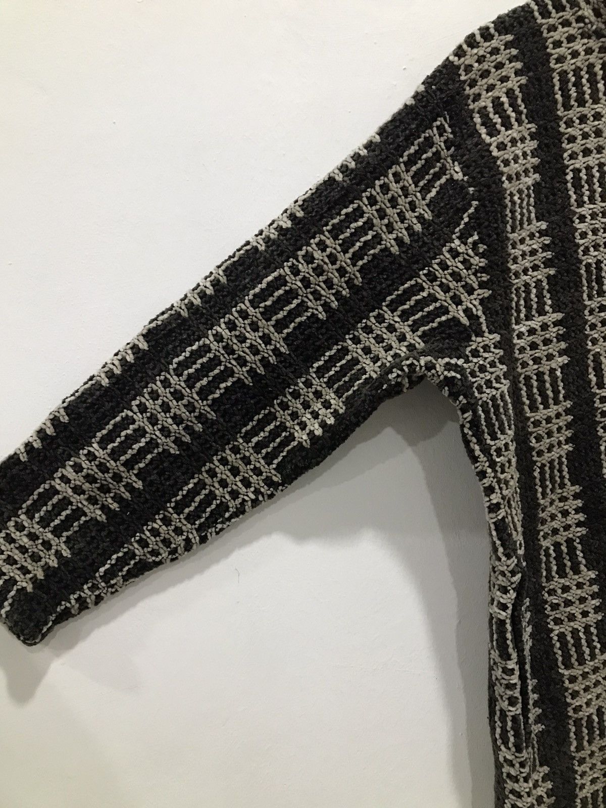 Japanese Brand Vintage Bachecing plaid knitted knitwear Size US L / EU 52-54 / 3 - 5 Thumbnail