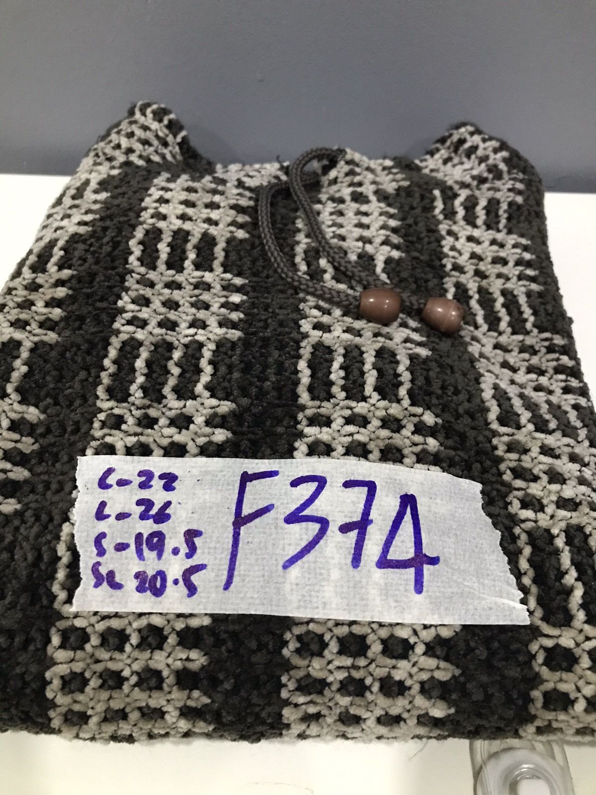 Japanese Brand Vintage Bachecing plaid knitted knitwear Size US L / EU 52-54 / 3 - 17 Thumbnail