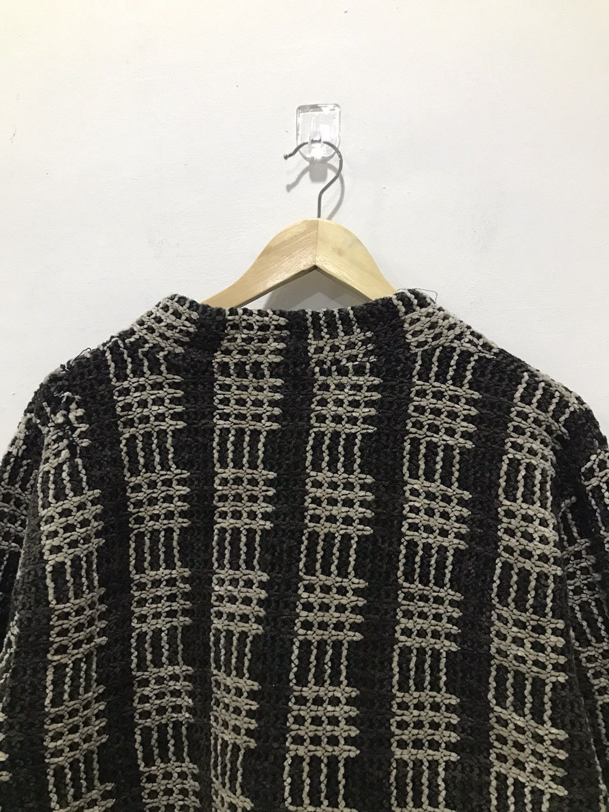 Japanese Brand Vintage Bachecing plaid knitted knitwear Size US L / EU 52-54 / 3 - 9 Thumbnail