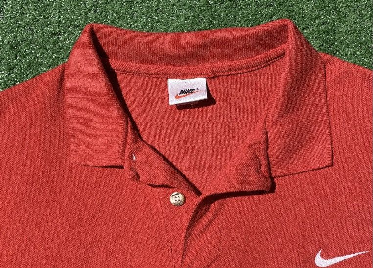 Nike 90’s Nike Swim White Tag Swoosh Polo Shirt Men’s XL Size US XL / EU 56 / 4 - 3 Thumbnail