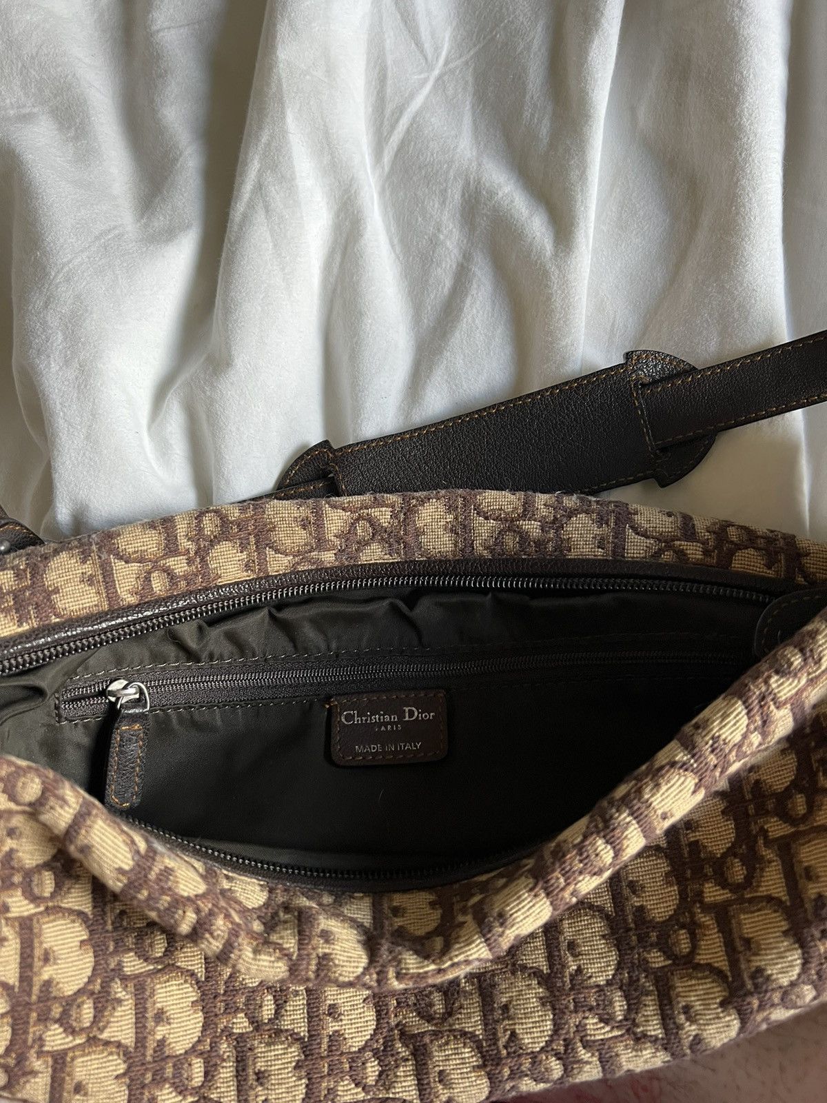 Dior Vintage Dior Monogrammed Hobo Bag Size ONE SIZE - 5 Thumbnail