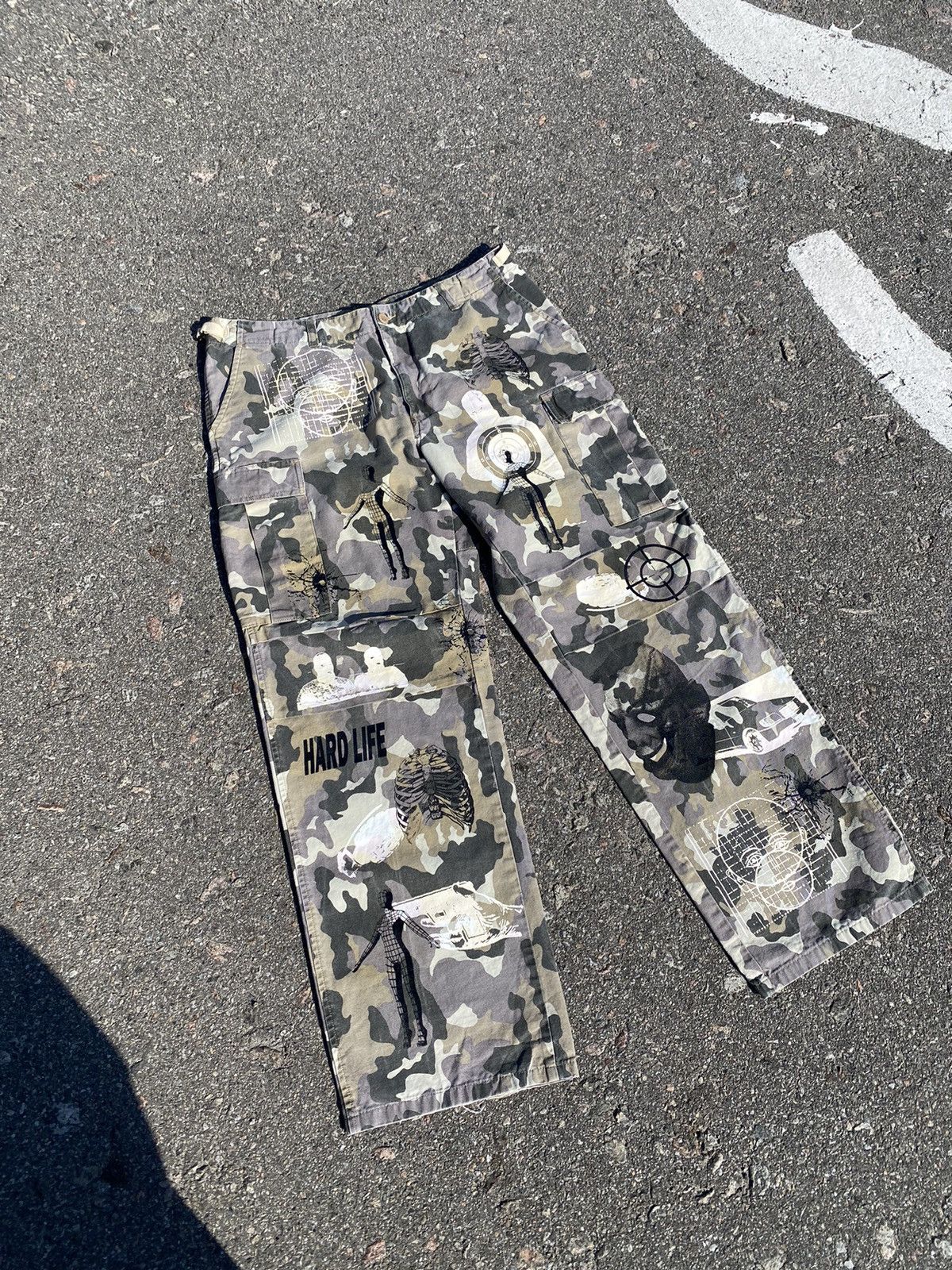 Other Custom Cargo Rap Pants Size US 34 / EU 50 - 3 Thumbnail