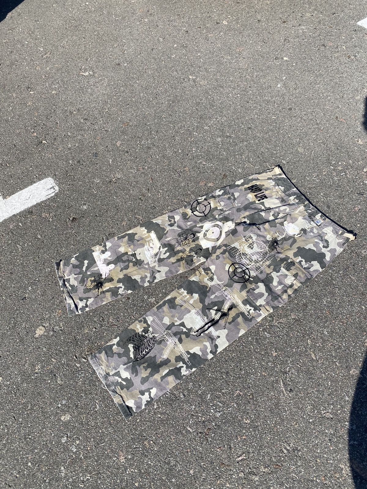Other Custom Cargo Rap Pants Size US 34 / EU 50 - 6 Thumbnail