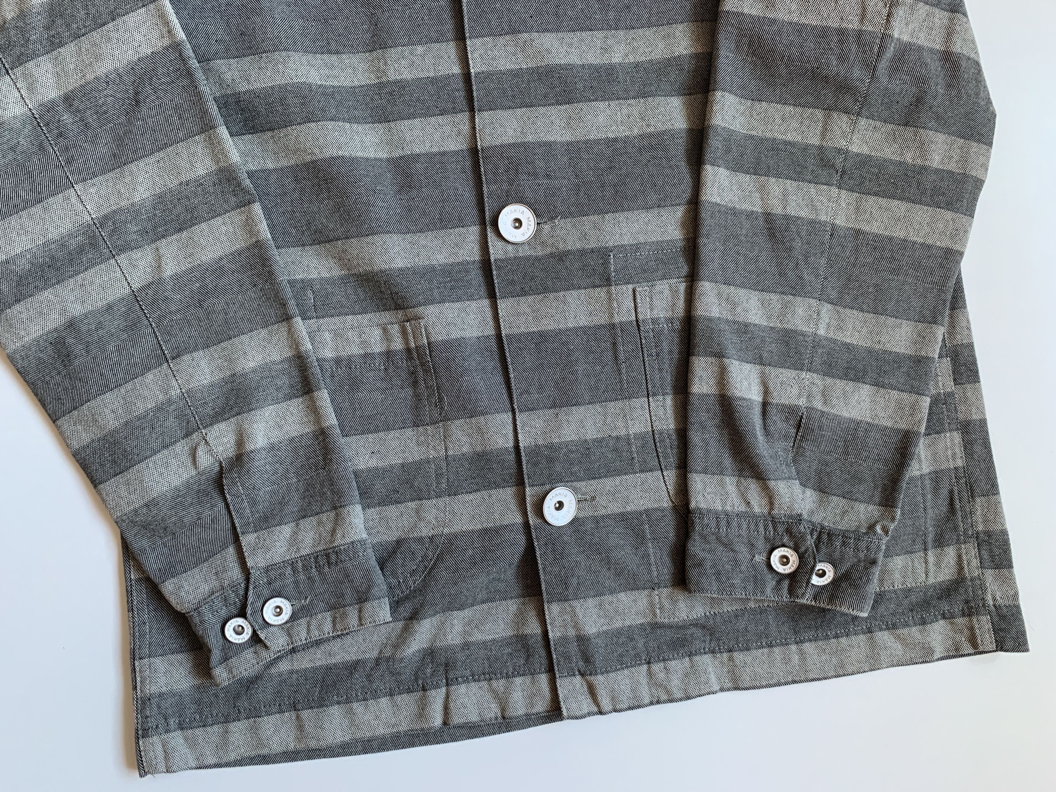Makia Makia Men's Striped Jacket Size US XL / EU 56 / 4 - 3 Thumbnail