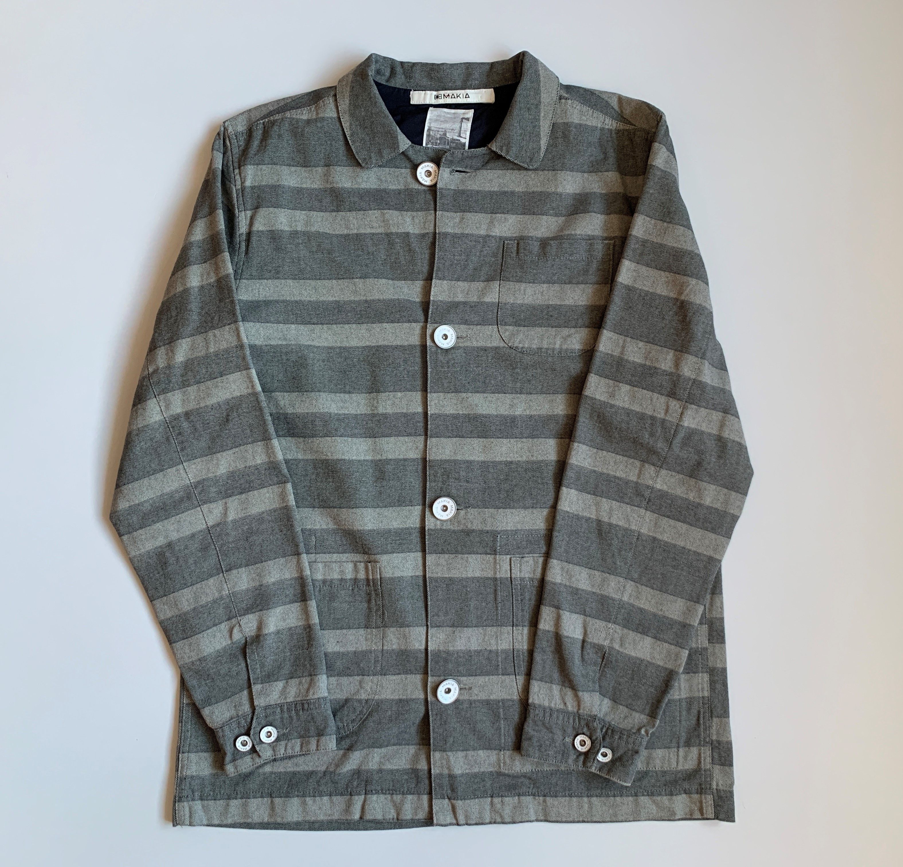 Makia Makia Men's Striped Jacket Size US XL / EU 56 / 4 - 2 Thumbnail
