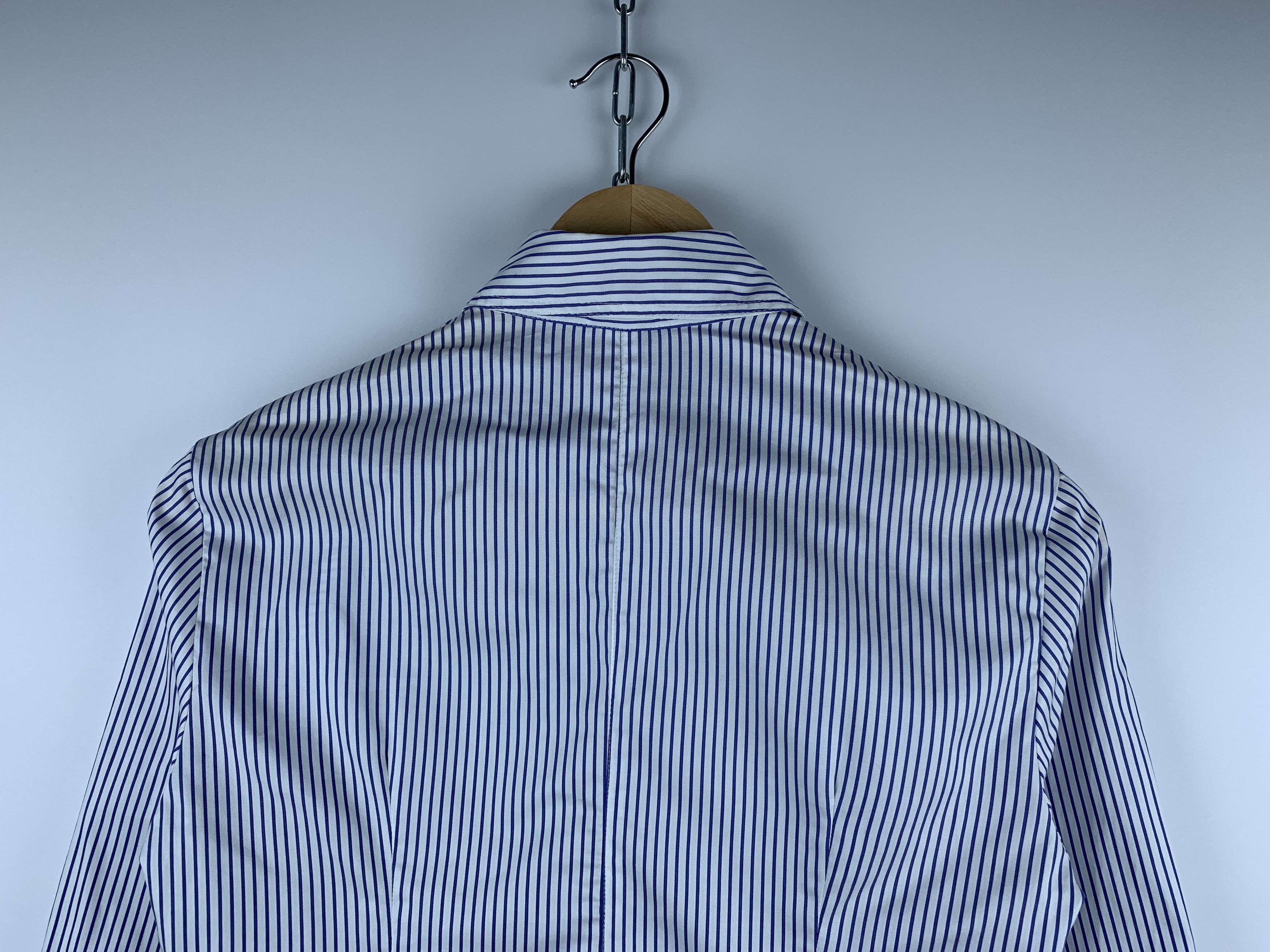 Versace × Versace Jeans Couture Wmn's Versace Jeans Couture Striped Long Sleeve Shirt Size XS / US 0-2 / IT 36-38 - 9 Thumbnail