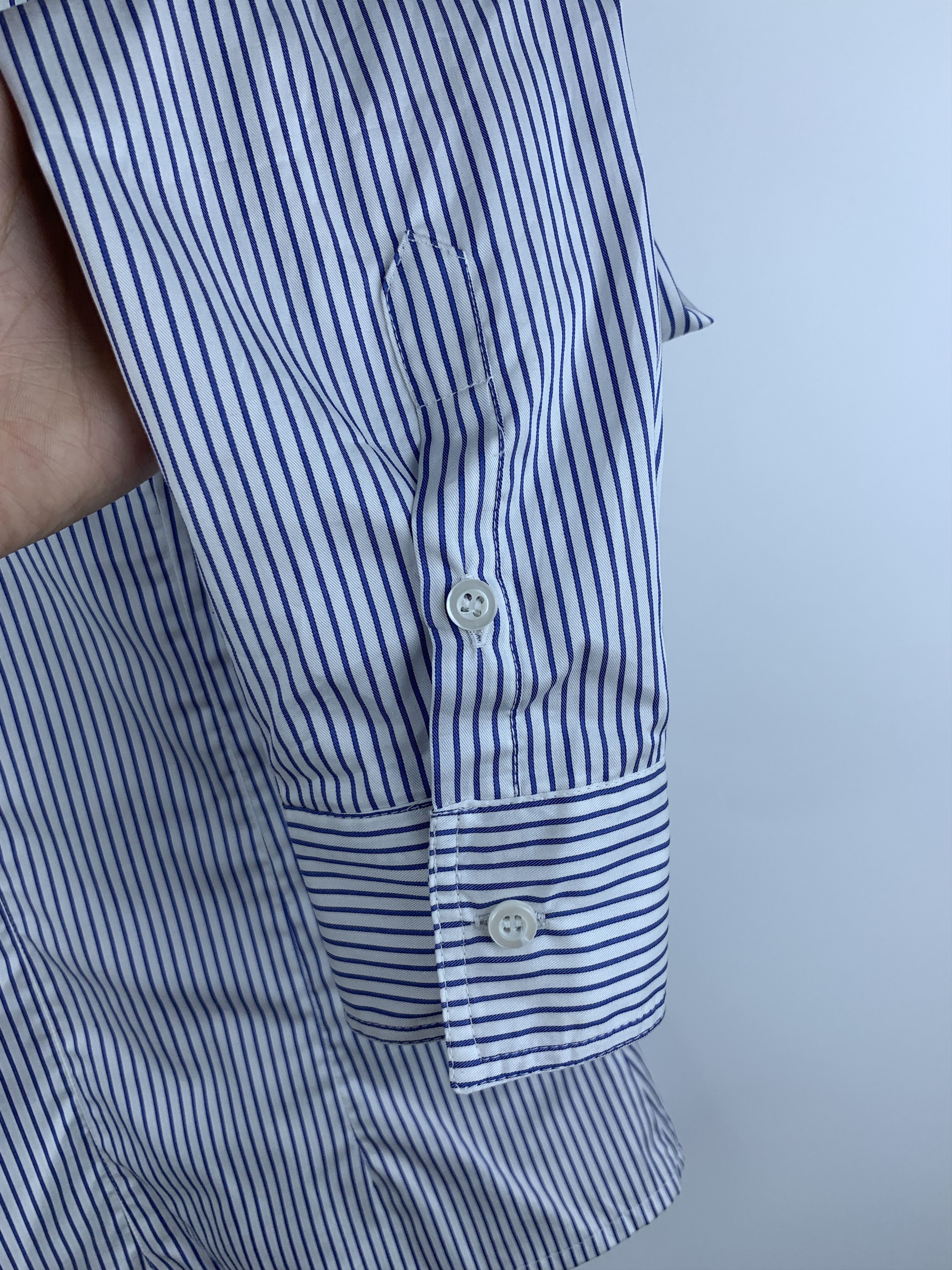 Versace × Versace Jeans Couture Wmn's Versace Jeans Couture Striped Long Sleeve Shirt Size XS / US 0-2 / IT 36-38 - 7 Thumbnail