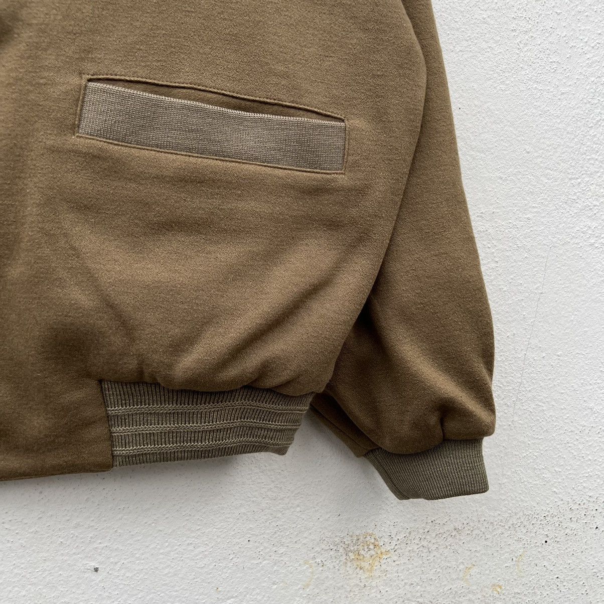 Burberry BOMBER JACKET RICH BROWN WOOL RARE STRIPE LINING JACKET Size US M / EU 48-50 / 2 - 6 Thumbnail