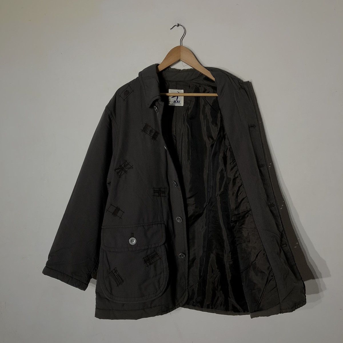 Hai Sporting Gear 🔥90’s VINTAGE HIKORY CHORE JACKET HAI SPORTING GEAR Size US M / EU 48-50 / 2 - 11 Thumbnail