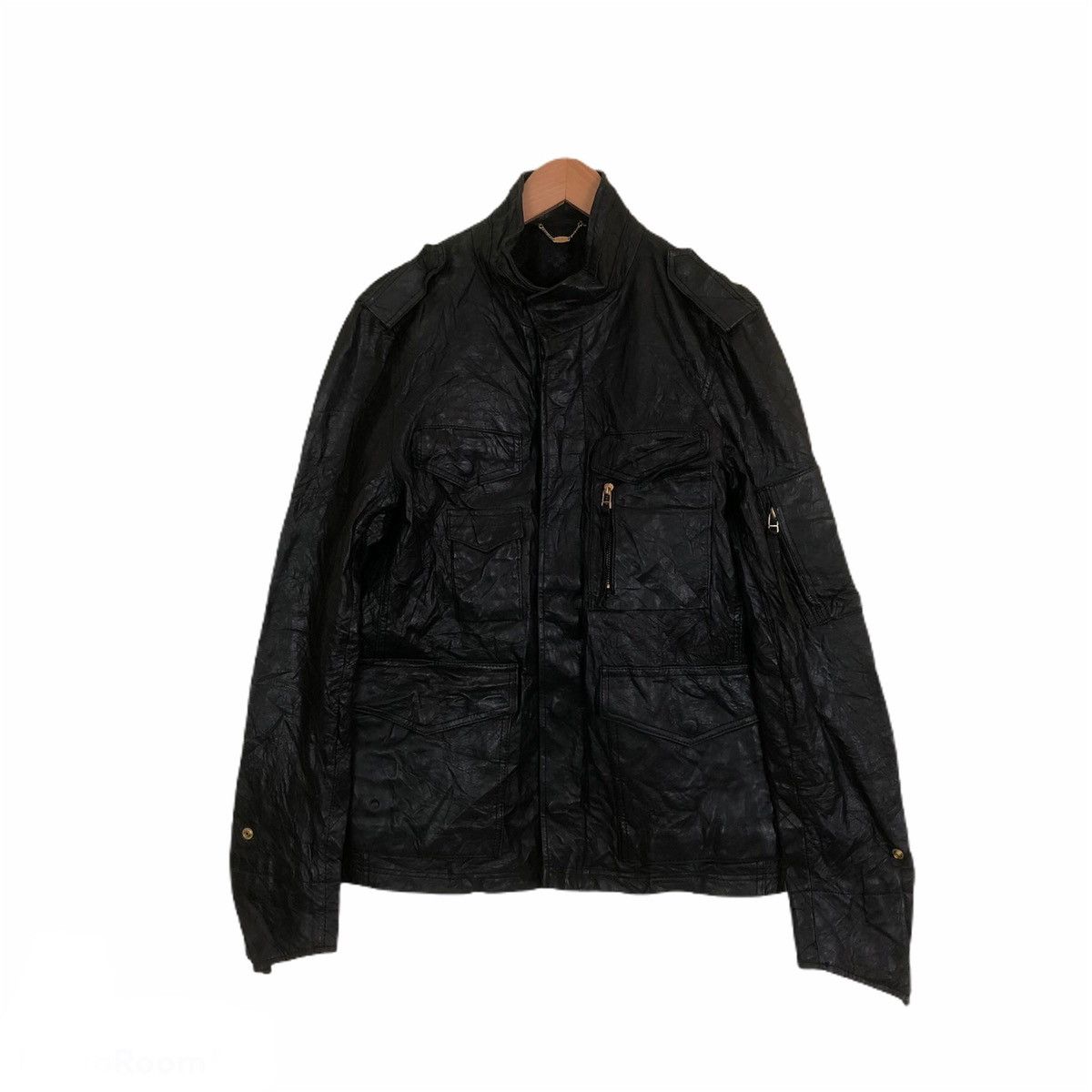Japanese Brand Parachute Bike Leather Jacket Junmen Jline Size US L / EU 52-54 / 3 - 1 Thumbnail