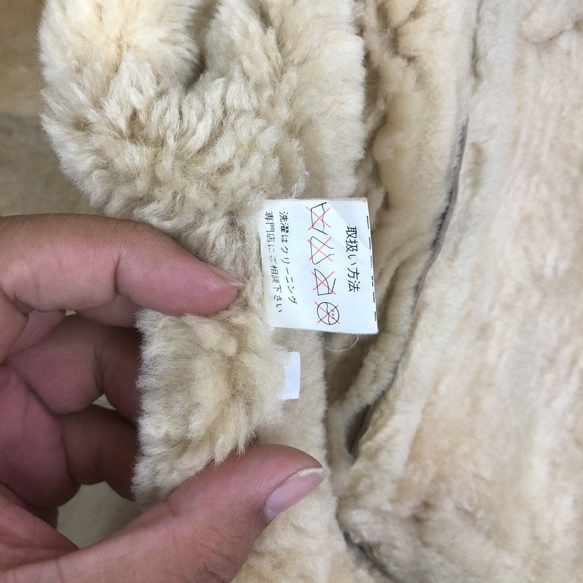🔥 Vintage B-3 Genuine Leather Jacket Shearling Mink Fur
