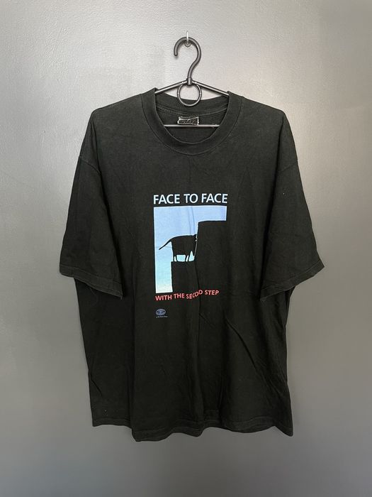 Vintage Richard Stine Face To Face With Second Place T-Shirt | Grailed