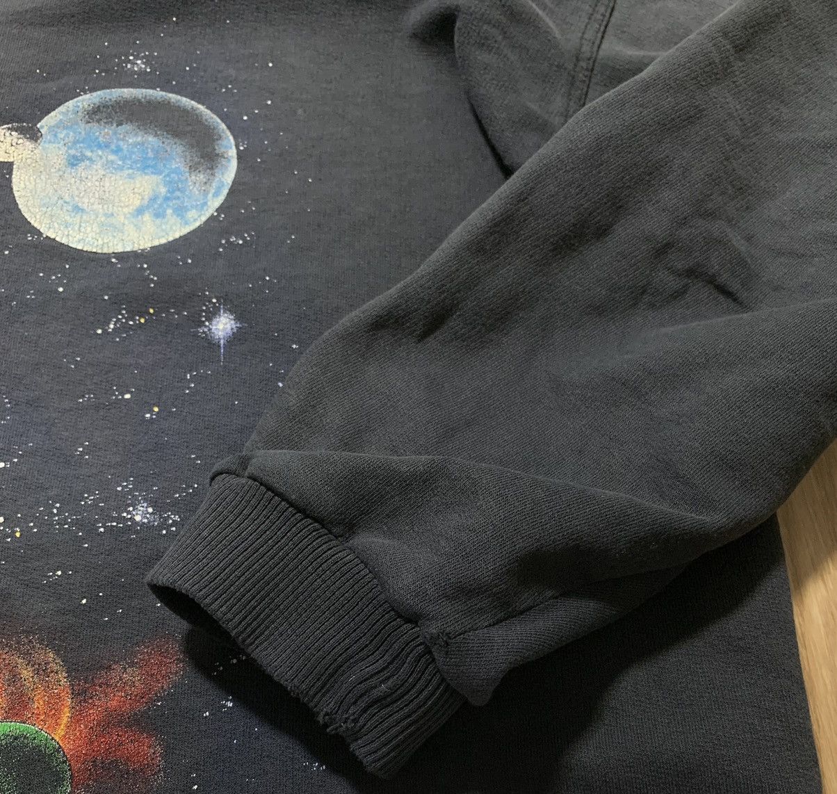 Vintage 1990 Vintage Peter Kull Solar System Graphic sweatshirt 90s Size US XL / EU 56 / 4 - 11 Thumbnail