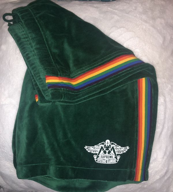 Supreme Supreme x Hysteric Glamour soft velour shorts | Grailed