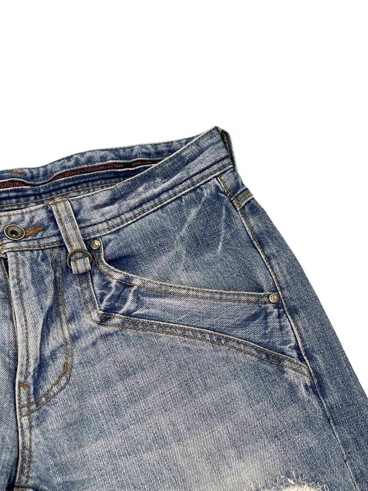 Japanese Brand Flare Jeans Nicole Club Curv Leg Distress Boot Cut 3🟦5 Size US 31 - 12 Thumbnail