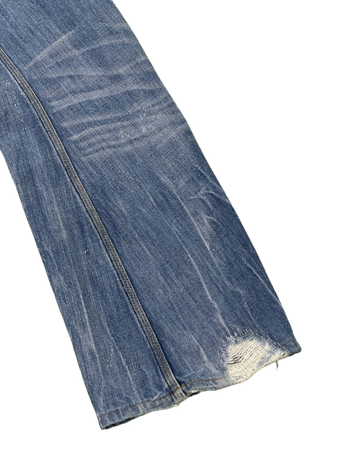 Japanese Brand Flare Jeans Nicole Club Curv Leg Distress Boot Cut 3🟦5 Size US 31 - 18 Thumbnail