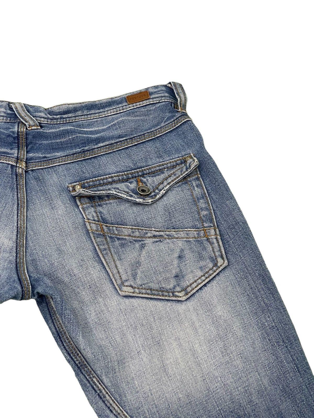 Japanese Brand Flare Jeans Nicole Club Curv Leg Distress Boot Cut 3🟦5 Size US 31 - 23 Thumbnail