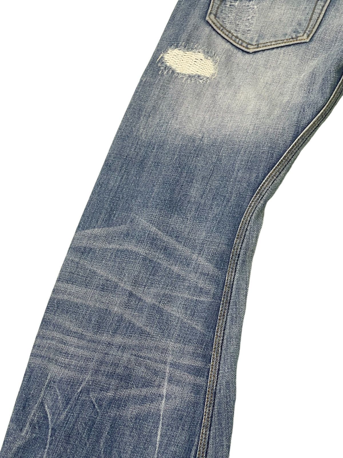 Japanese Brand Flare Jeans Nicole Club Curv Leg Distress Boot Cut 3🟦5 Size US 31 - 20 Thumbnail