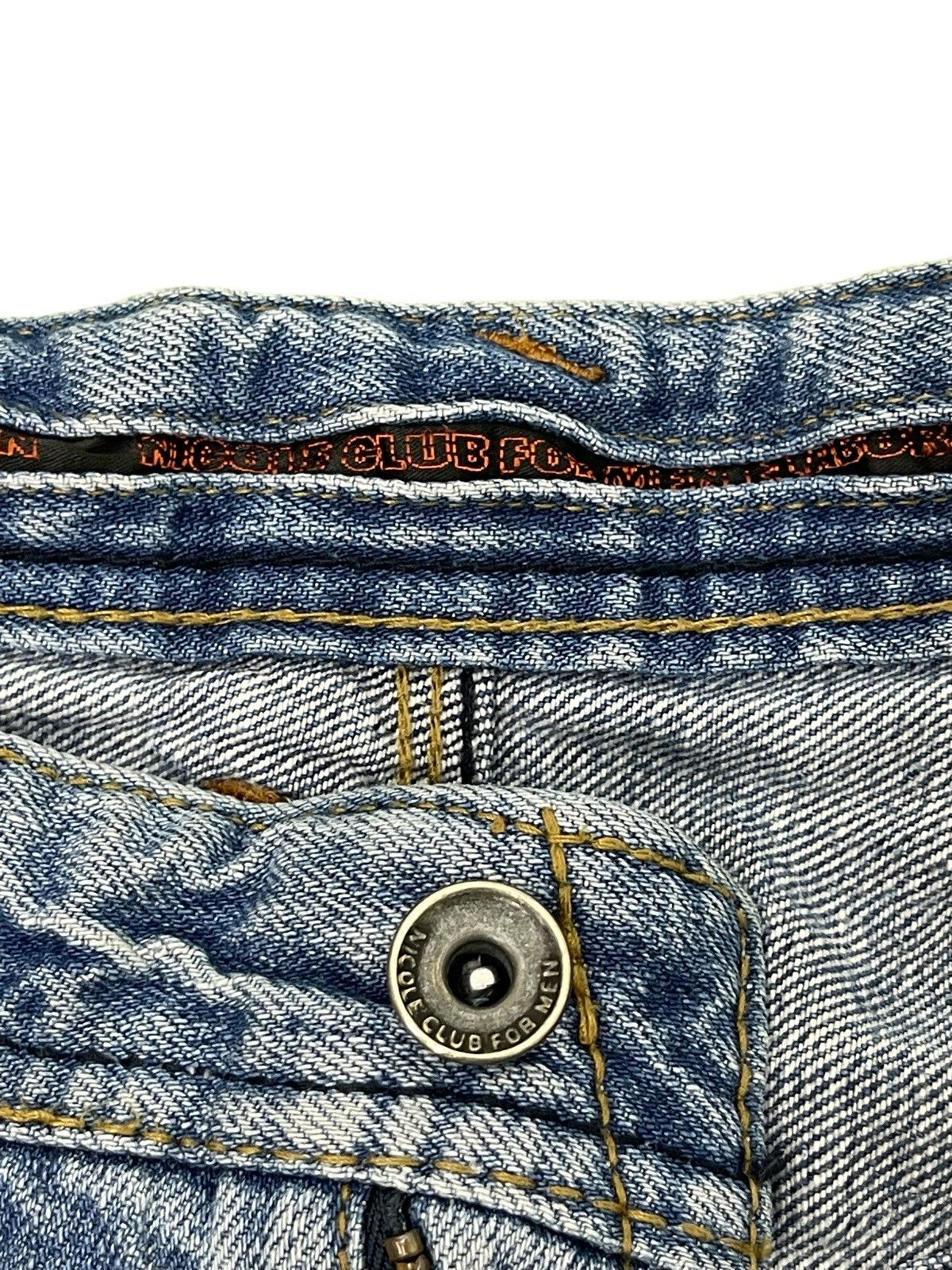 Japanese Brand Flare Jeans Nicole Club Curv Leg Distress Boot Cut 3🟦5 Size US 31 - 14 Thumbnail