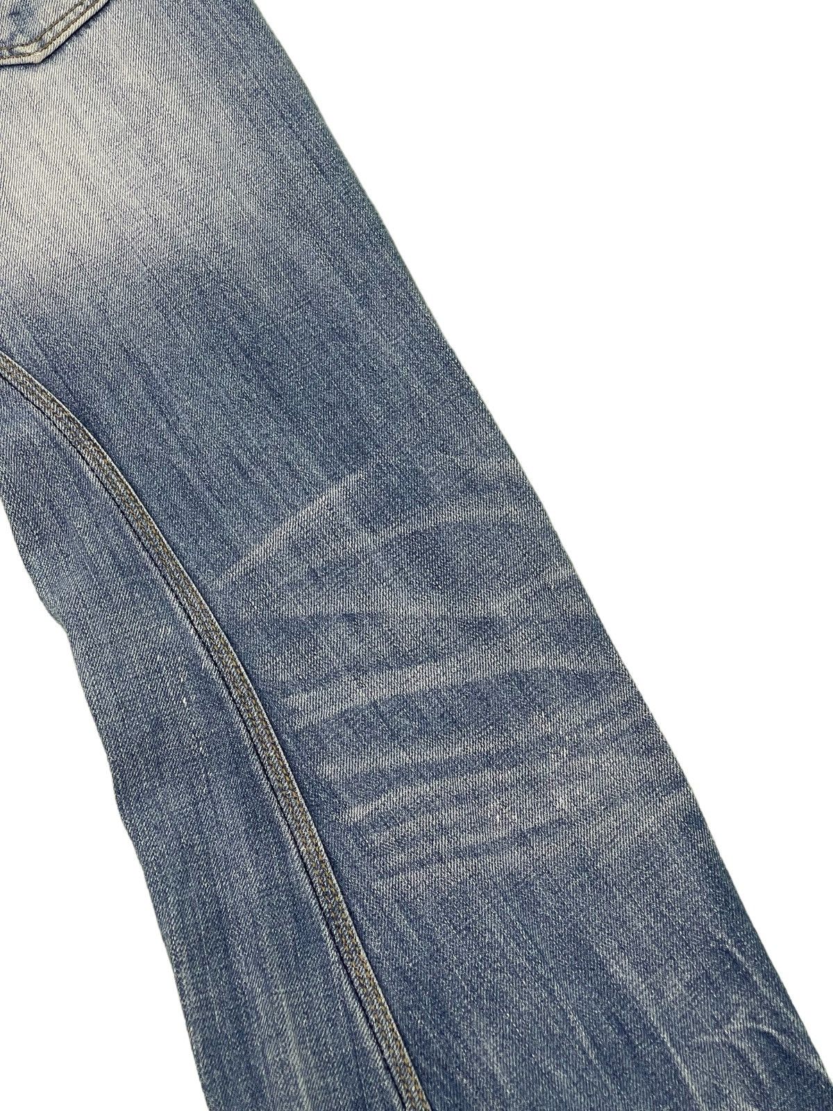 Japanese Brand Flare Jeans Nicole Club Curv Leg Distress Boot Cut 3🟦5 Size US 31 - 21 Thumbnail