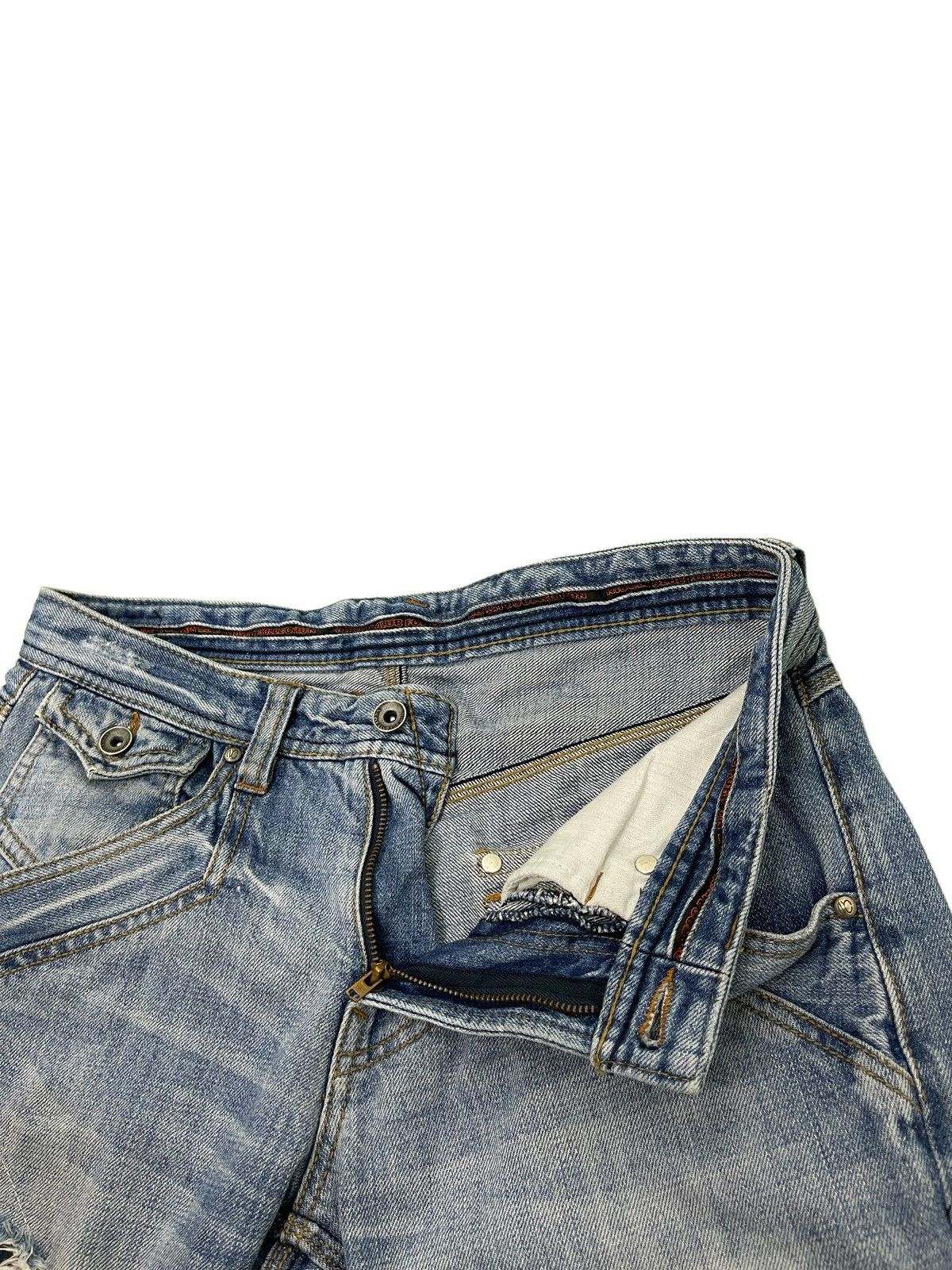Japanese Brand Flare Jeans Nicole Club Curv Leg Distress Boot Cut 3🟦5 Size US 31 - 13 Thumbnail