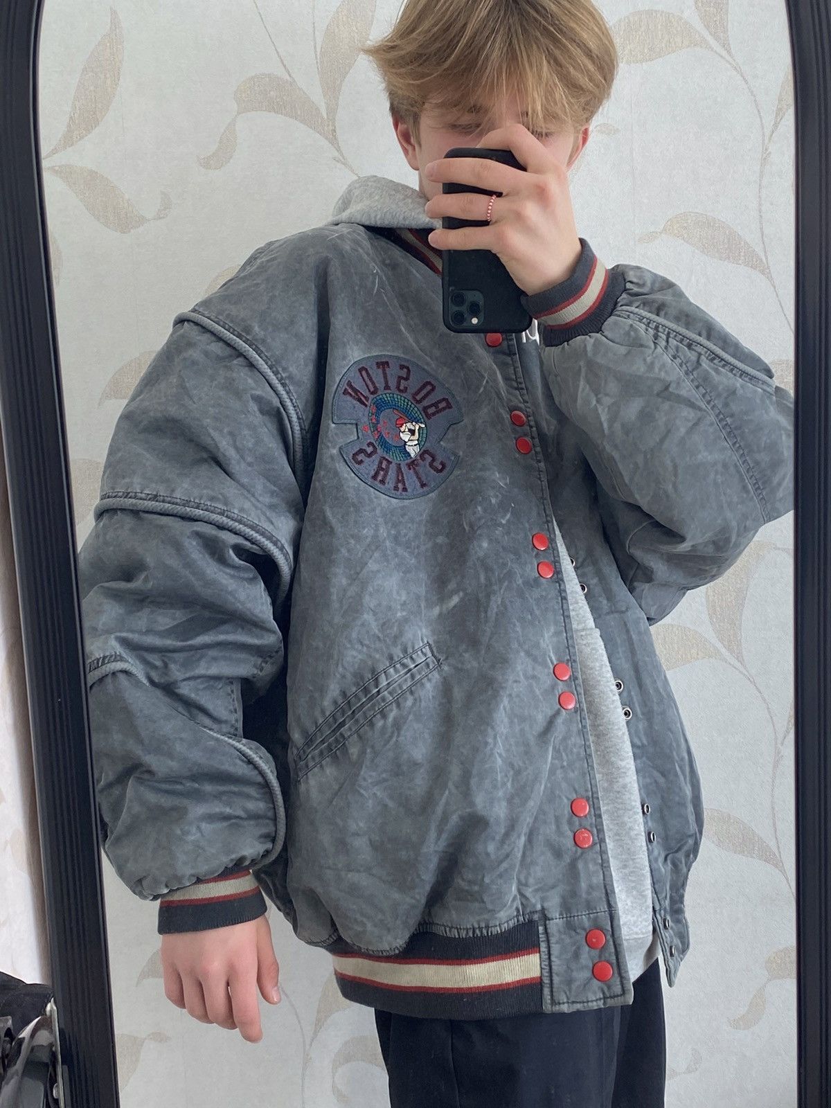 Japanese Brand Vintage 90s Boston Stars Bomber Jacket Japanese Style Size US XXL / EU 58 / 5 - 6 Thumbnail