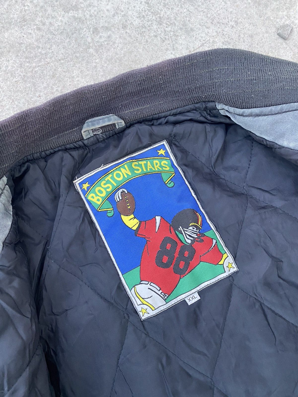 Japanese Brand Vintage 90s Boston Stars Bomber Jacket Japanese Style Size US XXL / EU 58 / 5 - 8 Thumbnail