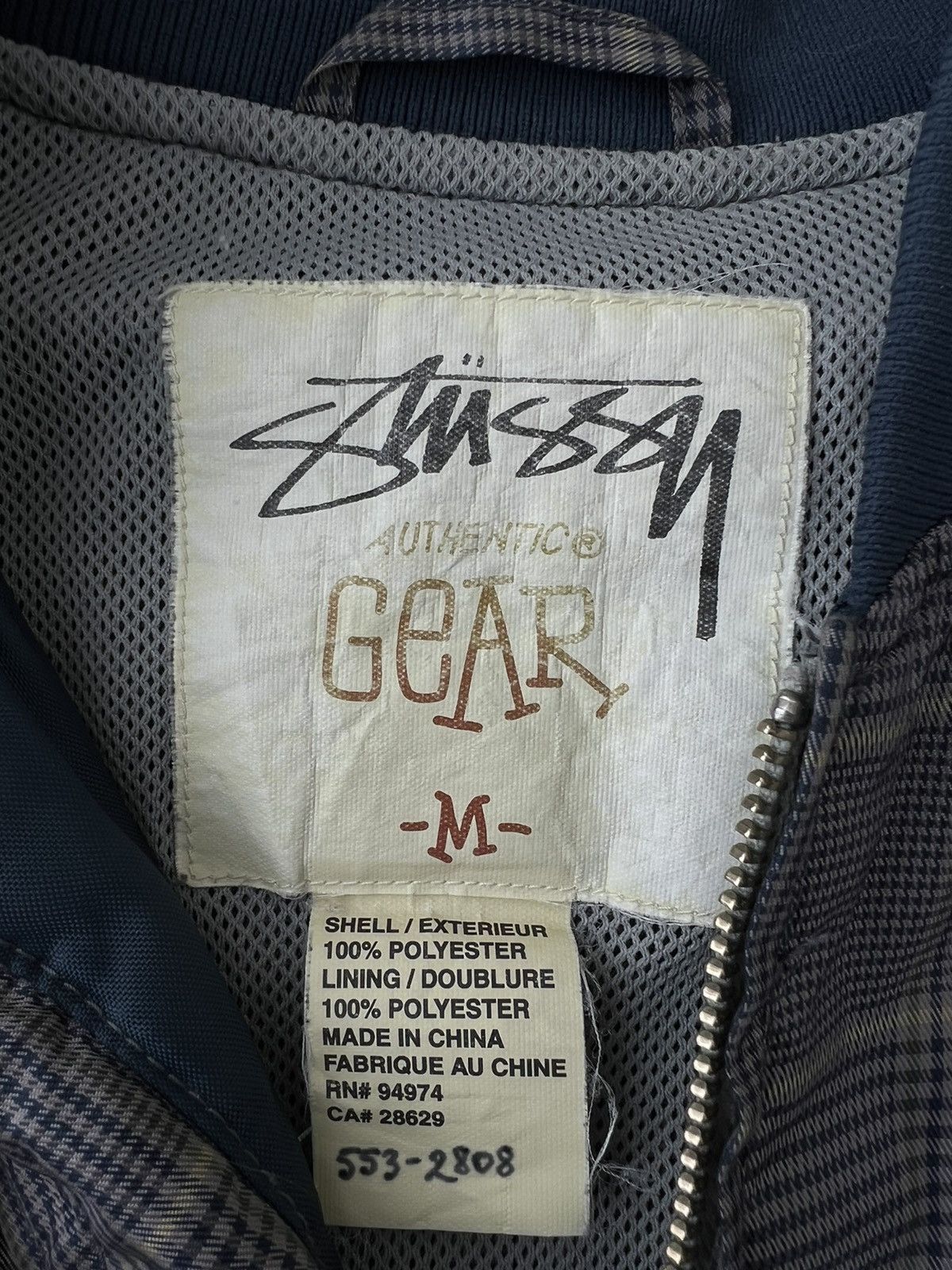 Stussy Vintage Stussy Gear Bomber Jacket Size US M / EU 48-50 / 2 - 4 Thumbnail