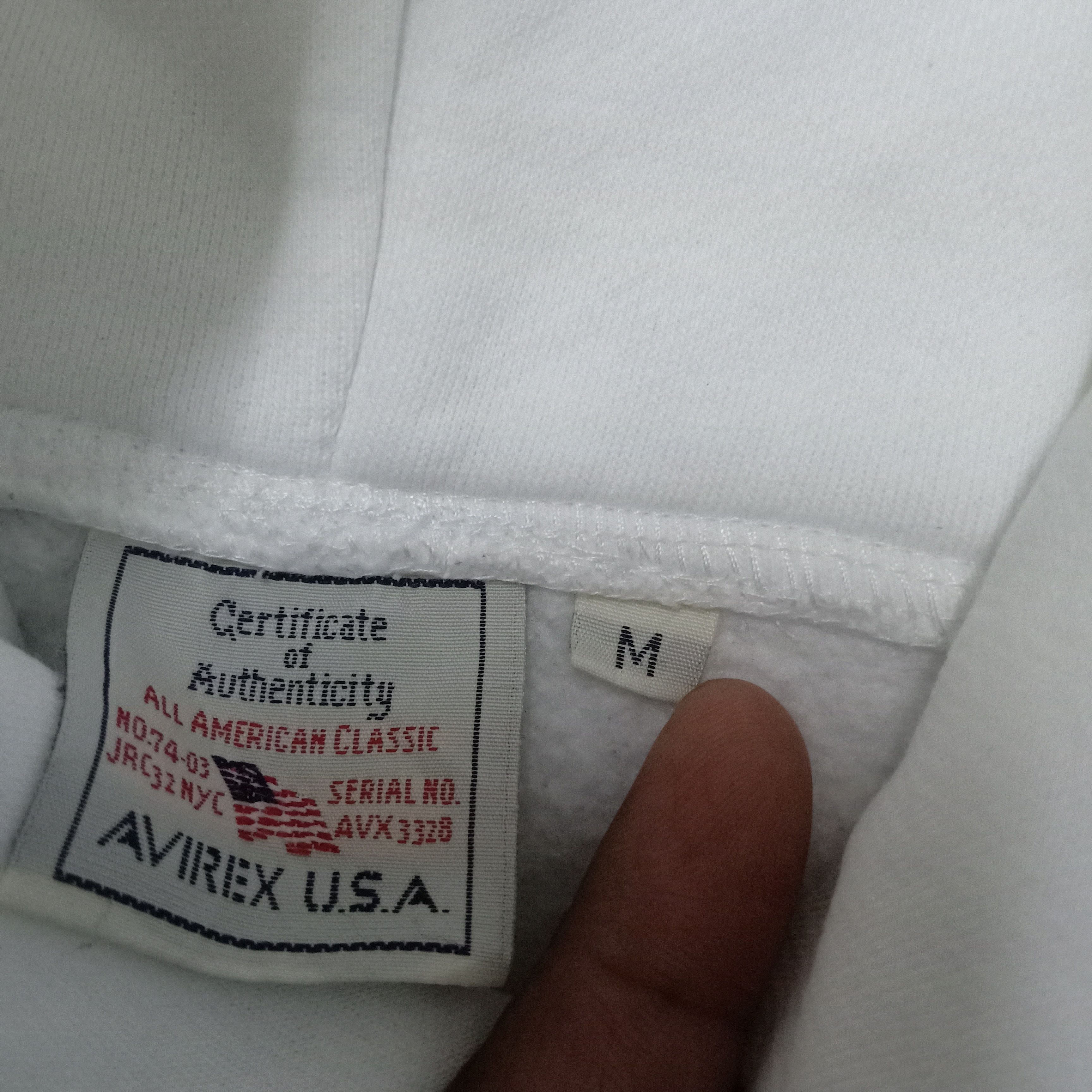 Avirex Avirex Big Spellout Embroidered Hoodie Size US M / EU 48-50 / 2 - 3 Thumbnail
