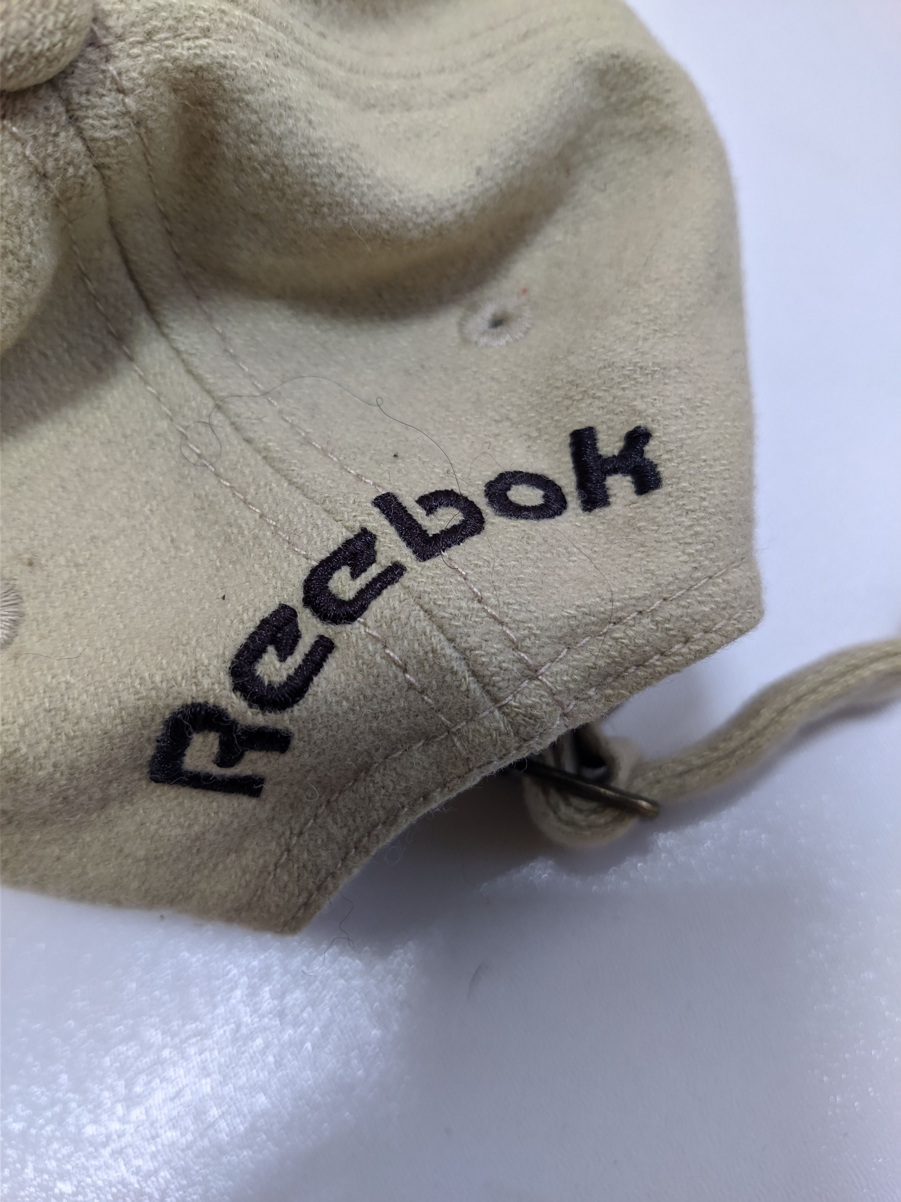 Reebok Reebok vintage cap wool fleece big logo 90s y2k Size ONE SIZE - 5 Thumbnail