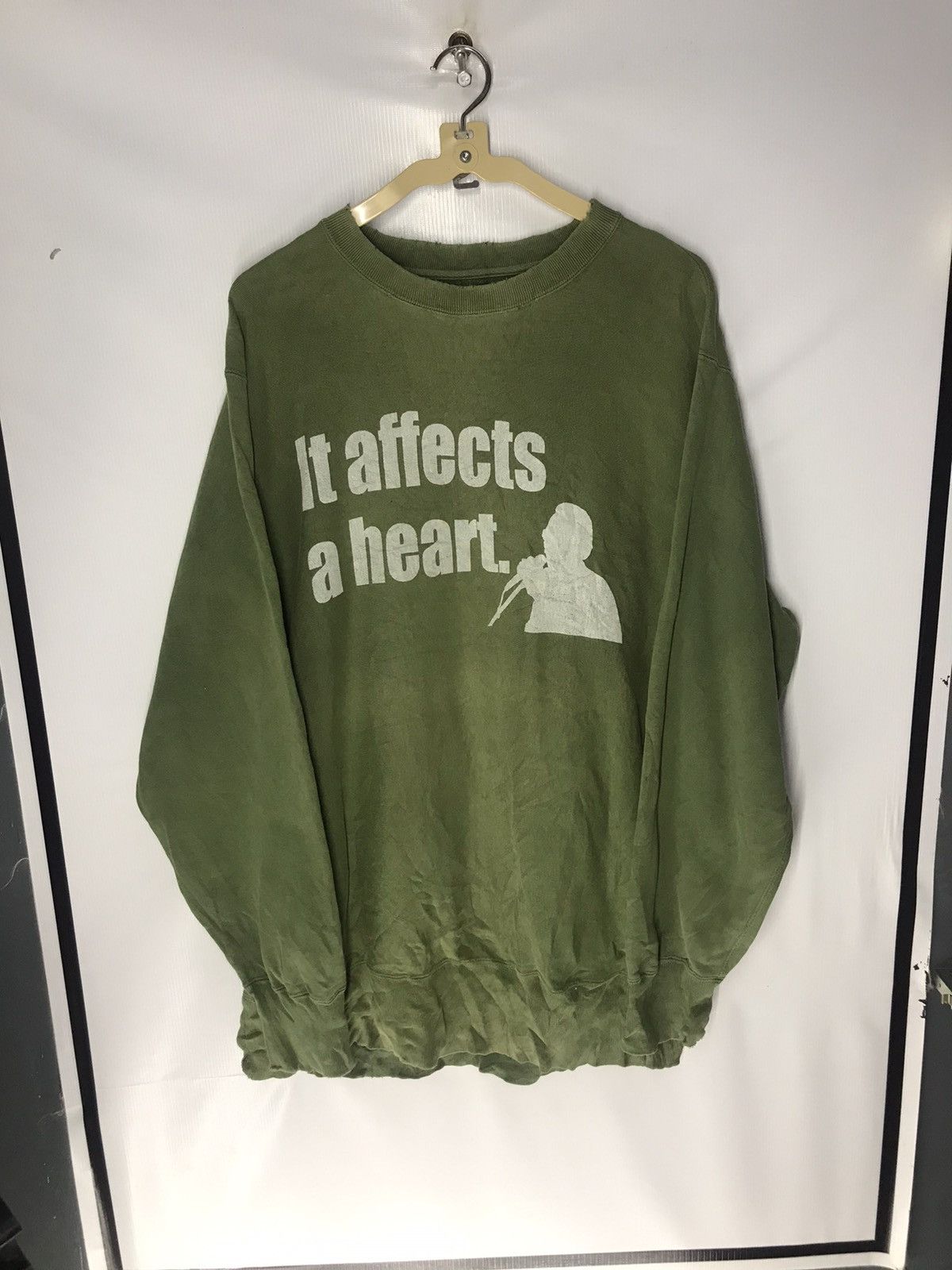 Vintage Vintage union made by diamonds head distressed sweatshirt Size US XL / EU 56 / 4 - 8 Thumbnail