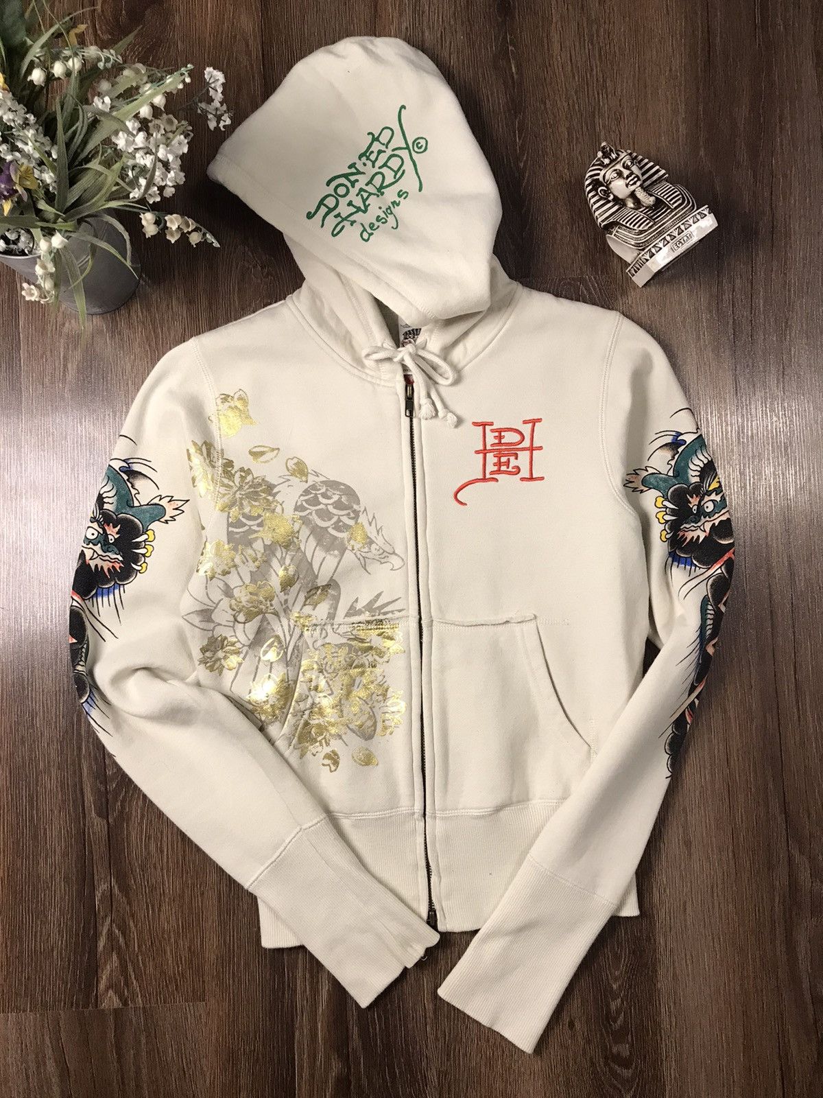 Christian Audigier × Ed Hardy Ed Hardy Christian Audigier zip hoodie wmns Size US S / EU 44-46 / 1 - 5 Thumbnail