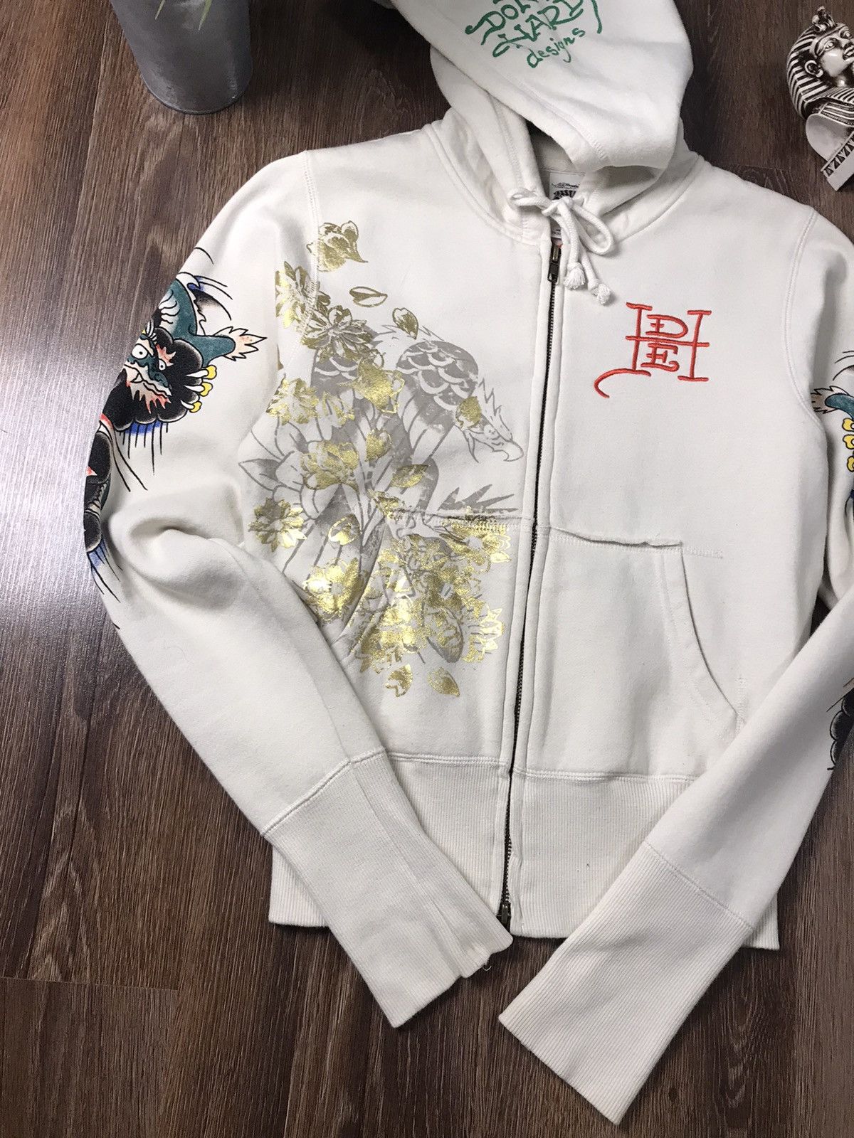 Christian Audigier × Ed Hardy Ed Hardy Christian Audigier zip hoodie wmns Size US S / EU 44-46 / 1 - 7 Thumbnail