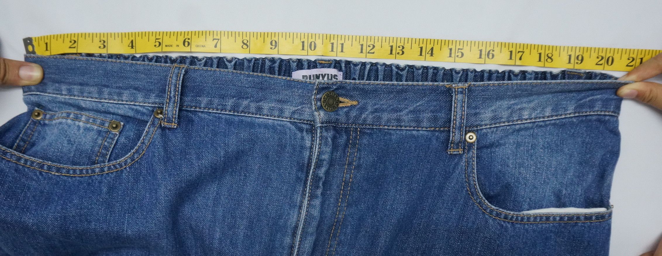 Japanese Brand BROWNY JAPAN PUNYUS Japan Patchwork Ripped Baggy Denim Size US 34 / EU 50 - 10 Thumbnail