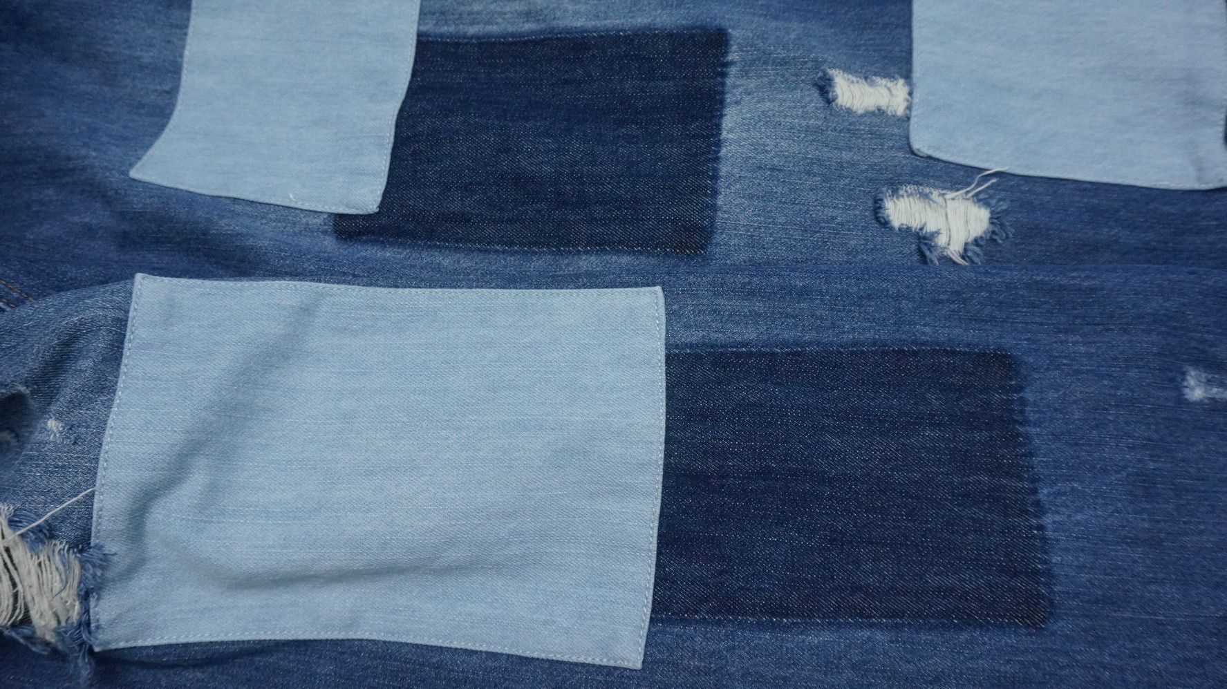 Japanese Brand BROWNY JAPAN PUNYUS Japan Patchwork Ripped Baggy Denim Size US 34 / EU 50 - 17 Thumbnail