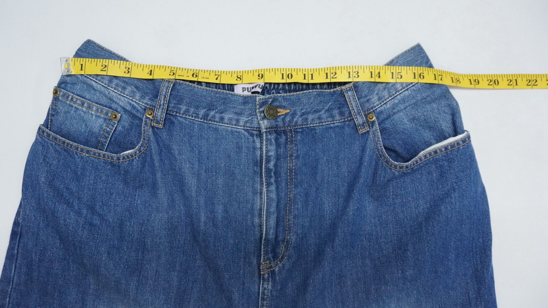 Japanese Brand BROWNY JAPAN PUNYUS Japan Patchwork Ripped Baggy Denim Size US 34 / EU 50 - 9 Thumbnail