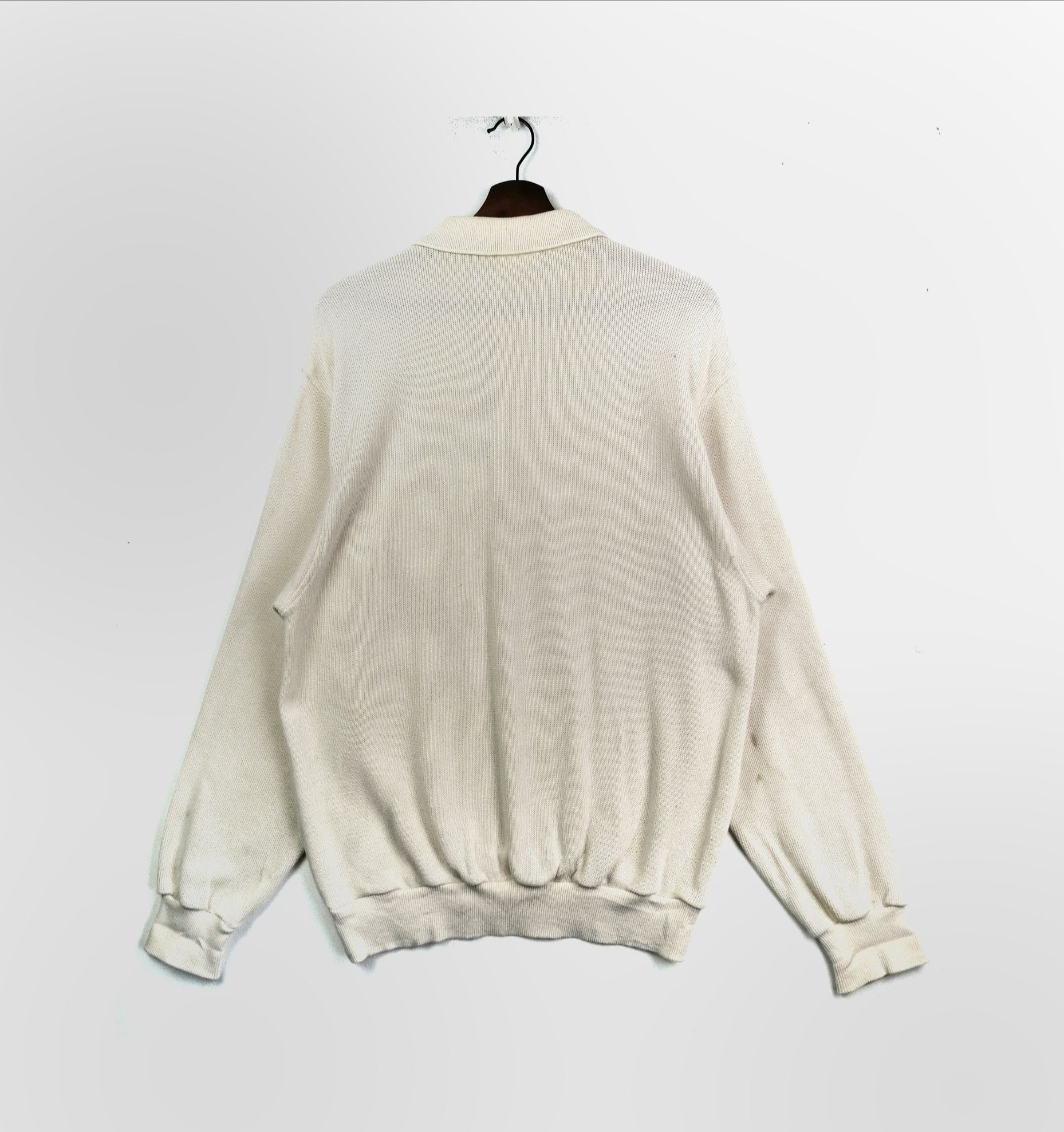 Lacoste × Vintage Vintage!! Lacoste Long Sleeve Polo Shirt Size US L / EU 52-54 / 3 - 5 Thumbnail