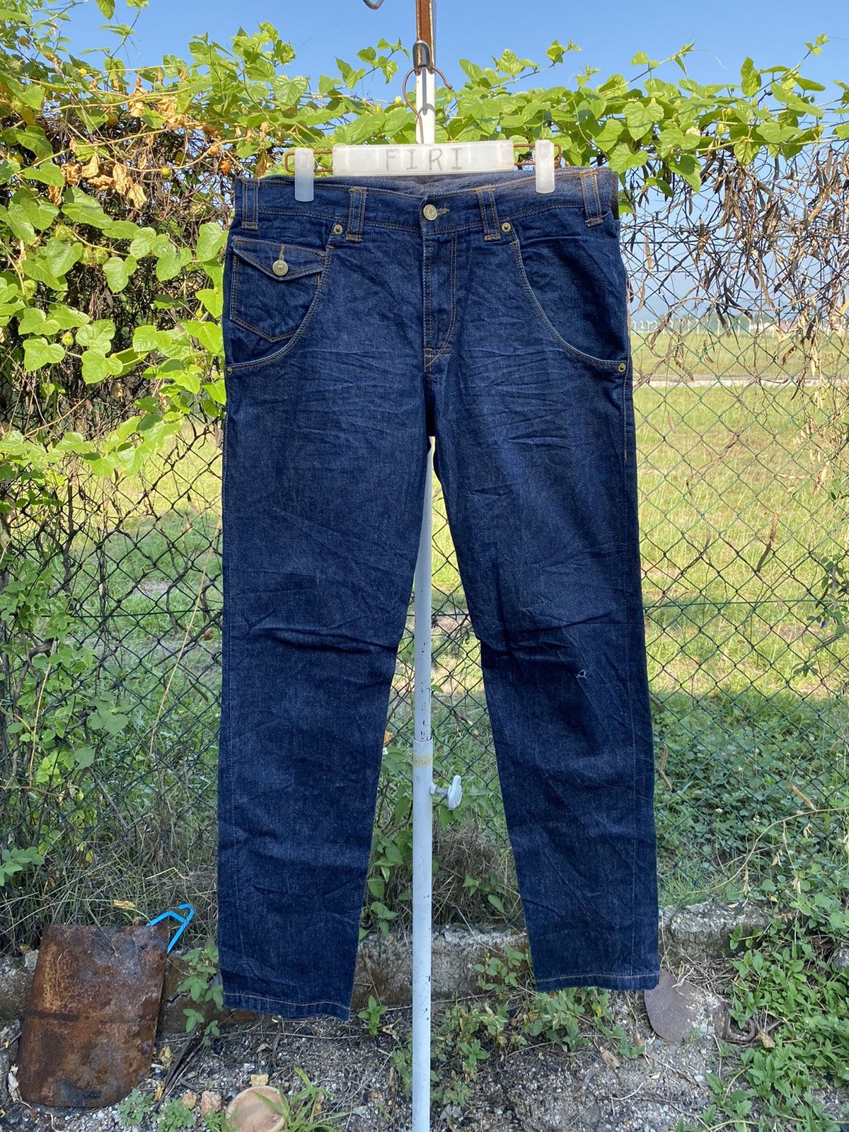 Japanese Brand × PPFM PFFM Indigo Jeans PPFM Custom Performance Size US 32 / EU 48 - 2 Thumbnail